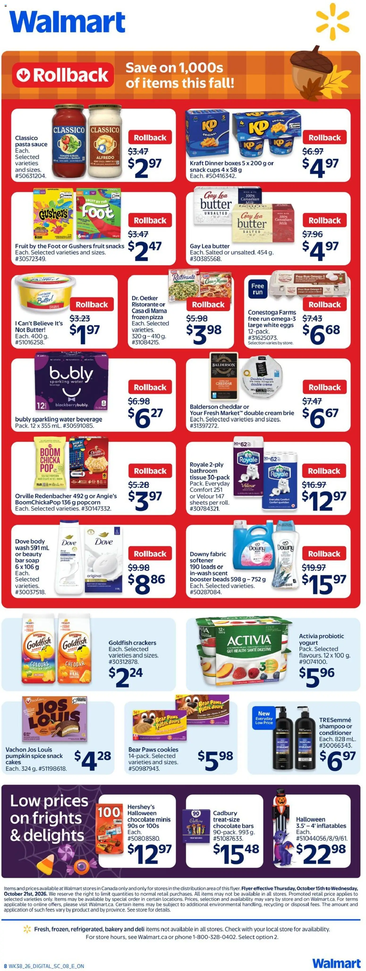 Walmart flyer valid from Oct 15, 2026 | Page: 2