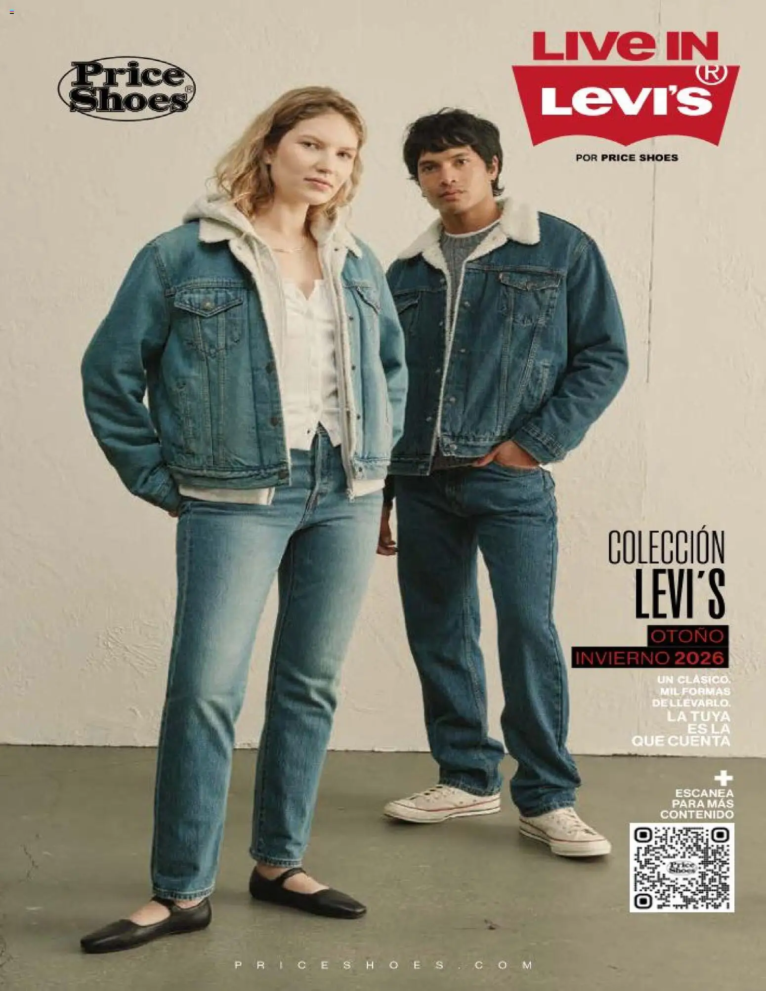 Nuevas ofertas de Price Shoes válidas en toda la República Mexicana desde el 15/10/2026. ¡Encuentra las mejores ofertas en Price Shoes catálogo Jeans Levis! | Página: 1