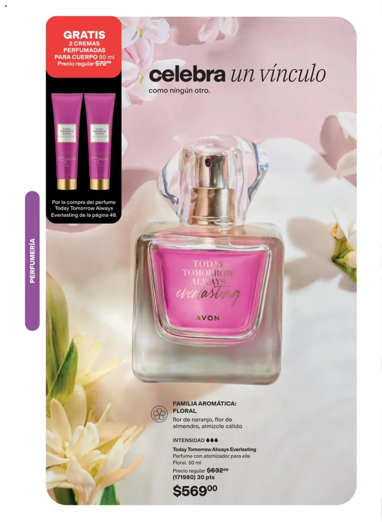 Nuevas ofertas de AVON válidas en toda la República Mexicana desde el 02/10/2026. ¡Encuentra las mejores ofertas en AVON campaña 15 2026! | Página: 48 | Productos: Perfume