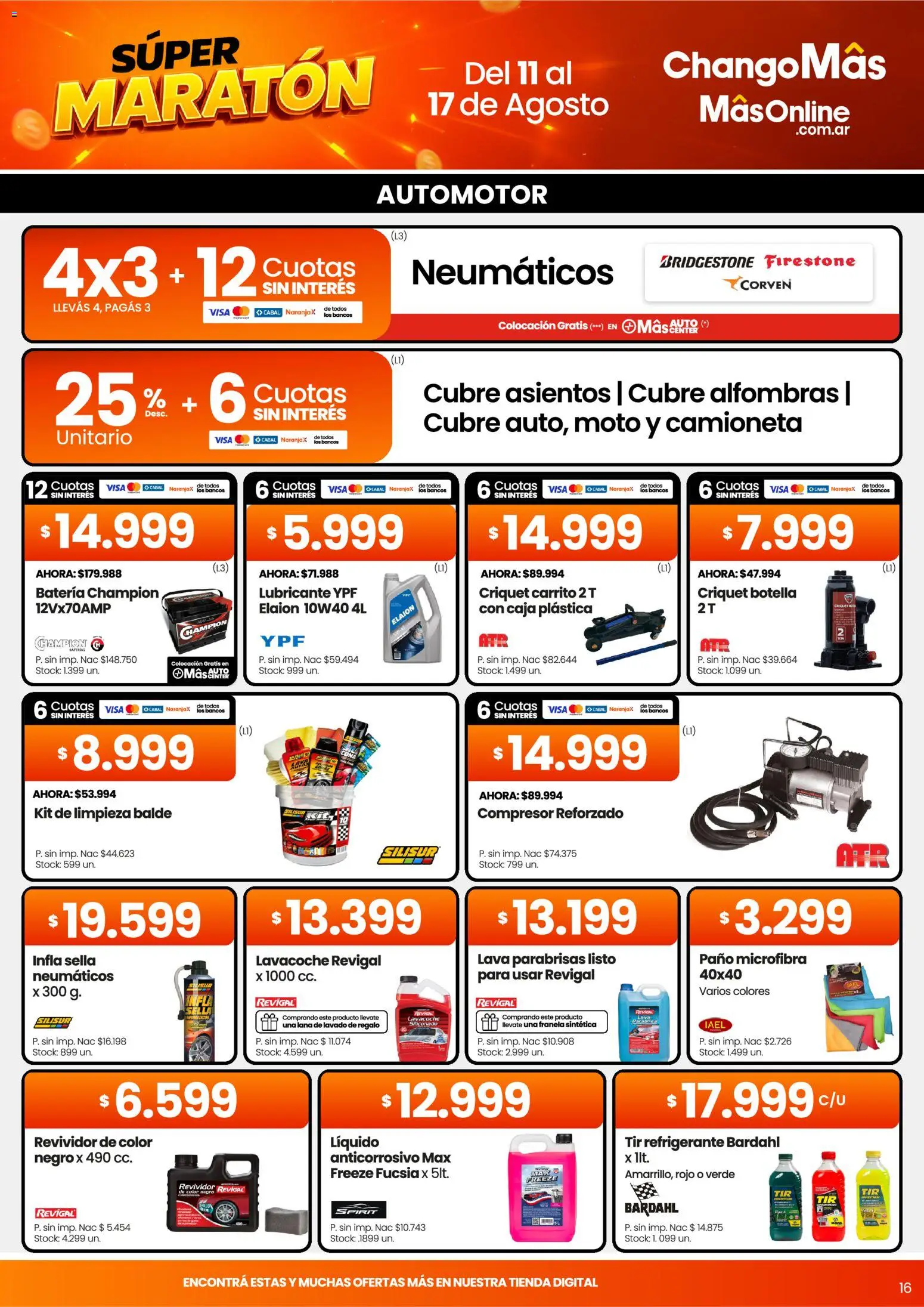 Changomas ofertas │ válido desde el 11/08/2026 | Página: 16