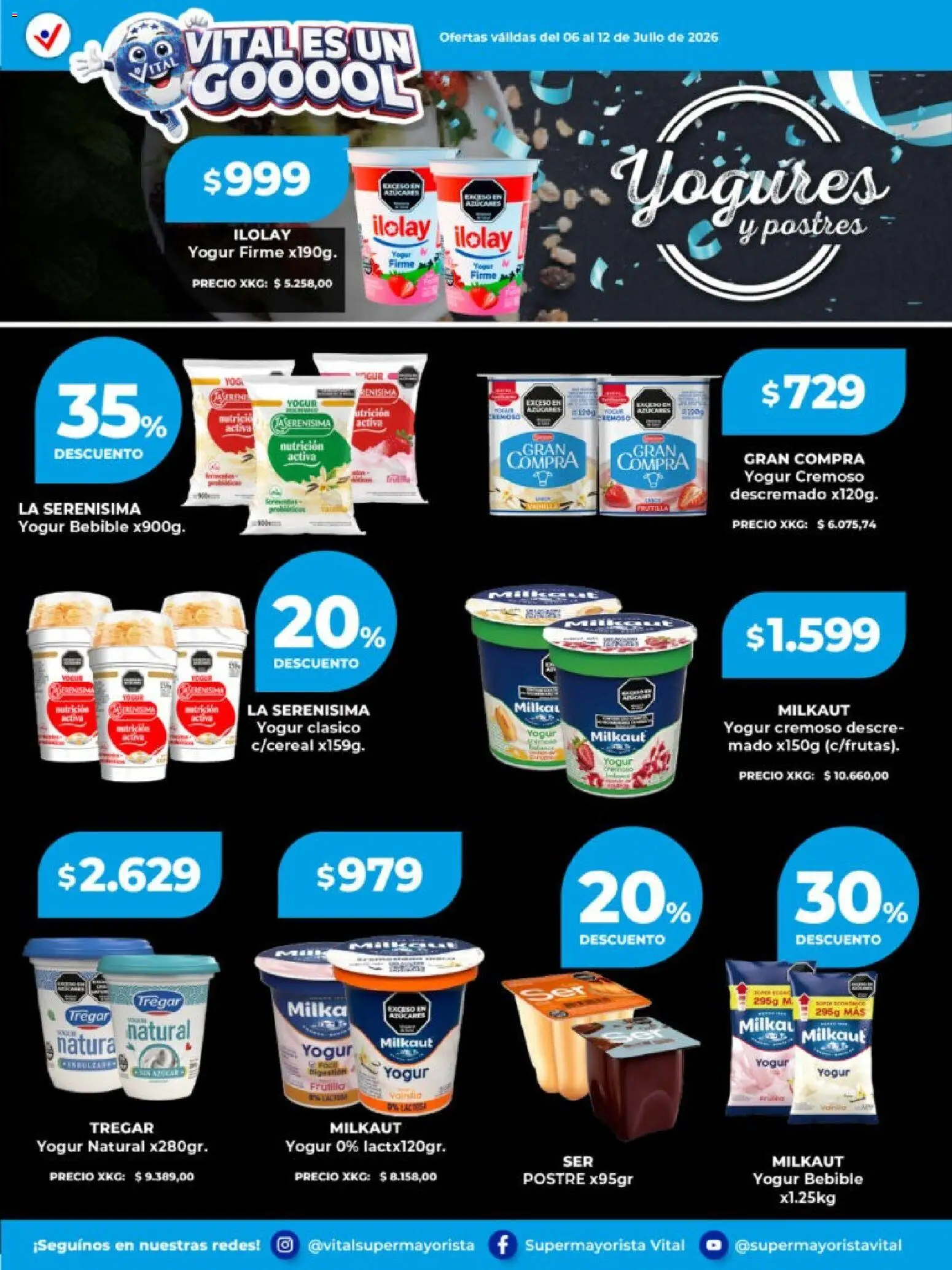 Vital - Especial de frescos │ válido desde el 06/07/2026 | Página: 5 | Productos: Frutilla, Yogur
