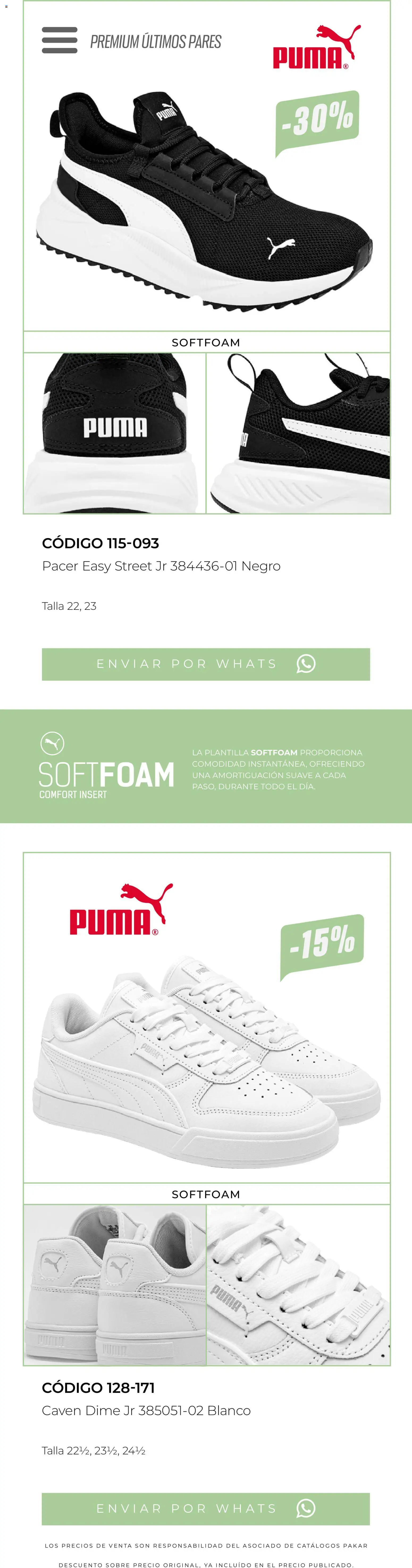 Nuevas ofertas de SC Pakar válidas en toda la República Mexicana desde el 13.03.2026. ¡Encuentra las mejores ofertas en SC Pakar catálogo Últimos pares premium ! | Página: 84