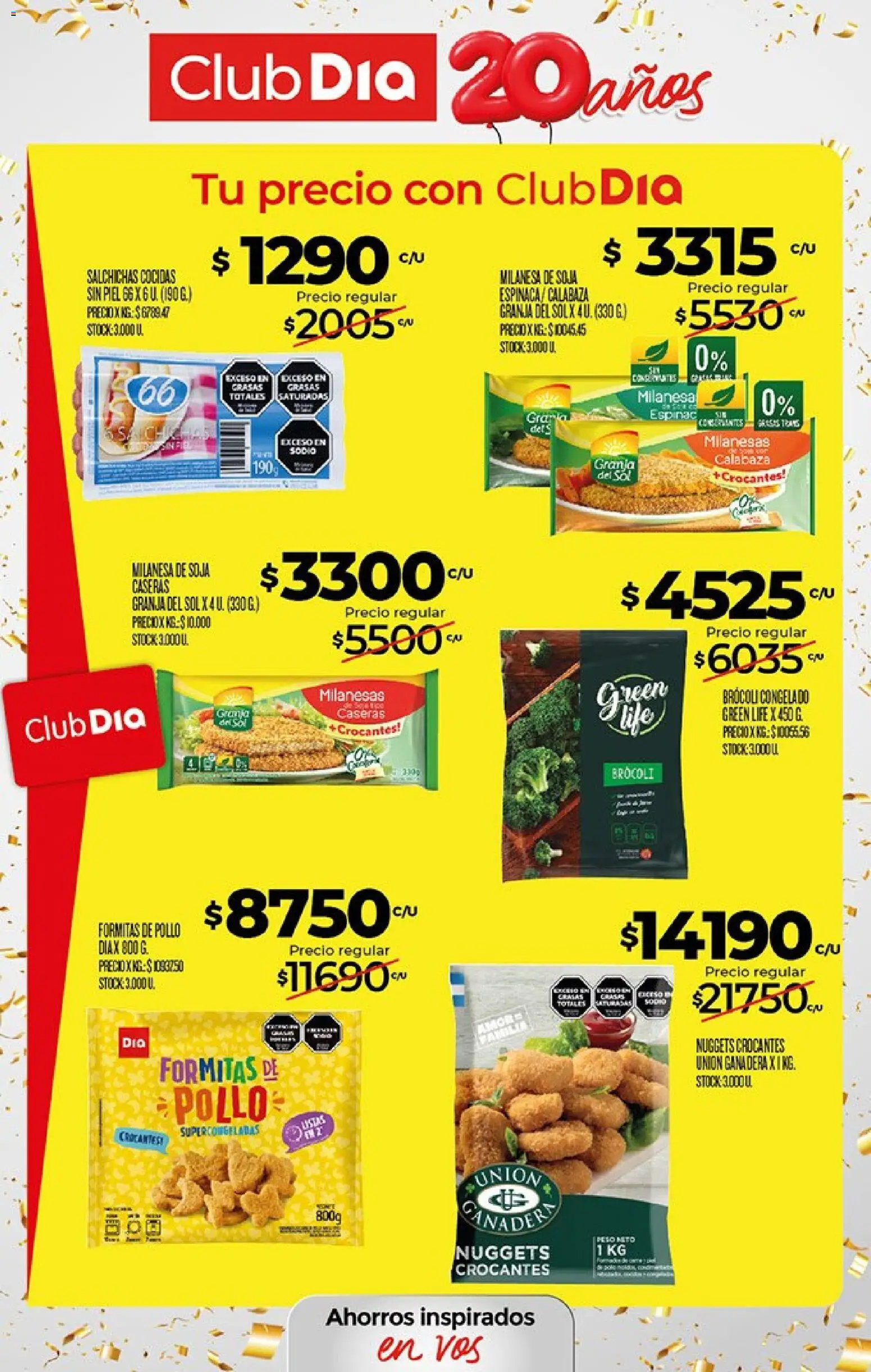 Supermercado DIA Ofertas │ válido desde el 30/09/2026 | Página: 26 | Productos: Milanesas, Milanesa, Brocoli, Espinaca