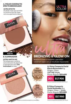 Vista previa Catálogo AVON Campaña 5/2026 válido desde el 01.05.2026 | Página: 19 | Productos: Mate, Iluminador, Polvo, Polvo compacto