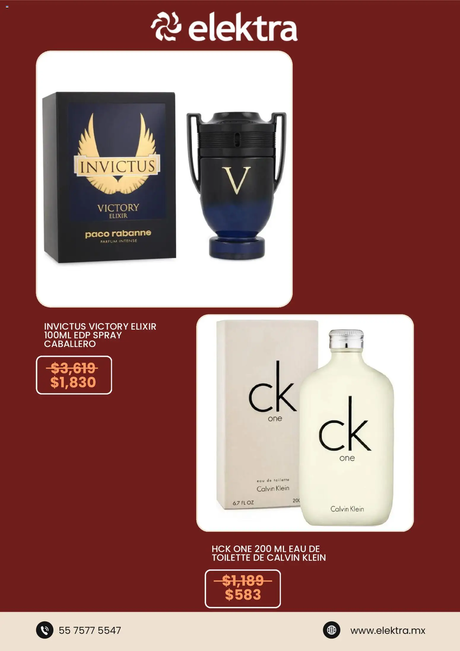 Nuevas ofertas de Elektra válidas en toda la República Mexicana desde el 01/09/2026. ¡Encuentra las mejores ofertas en Elektra catálogo! | Página: 4 | Productos: Eau de toilette