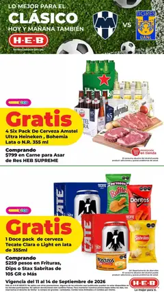 Vista previa de H-E-B folleto, nuevo folleto de la tienda, válido en México a partir del 11/09/2026