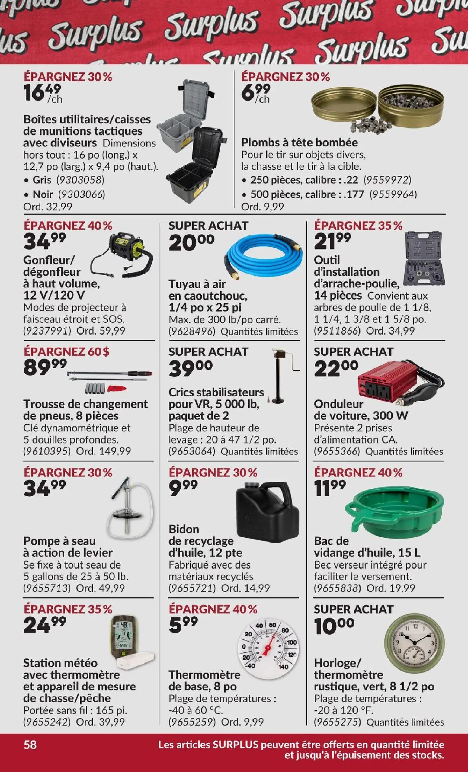 Princess Auto flyer valid from Oct 20, 2026 | Page: 61