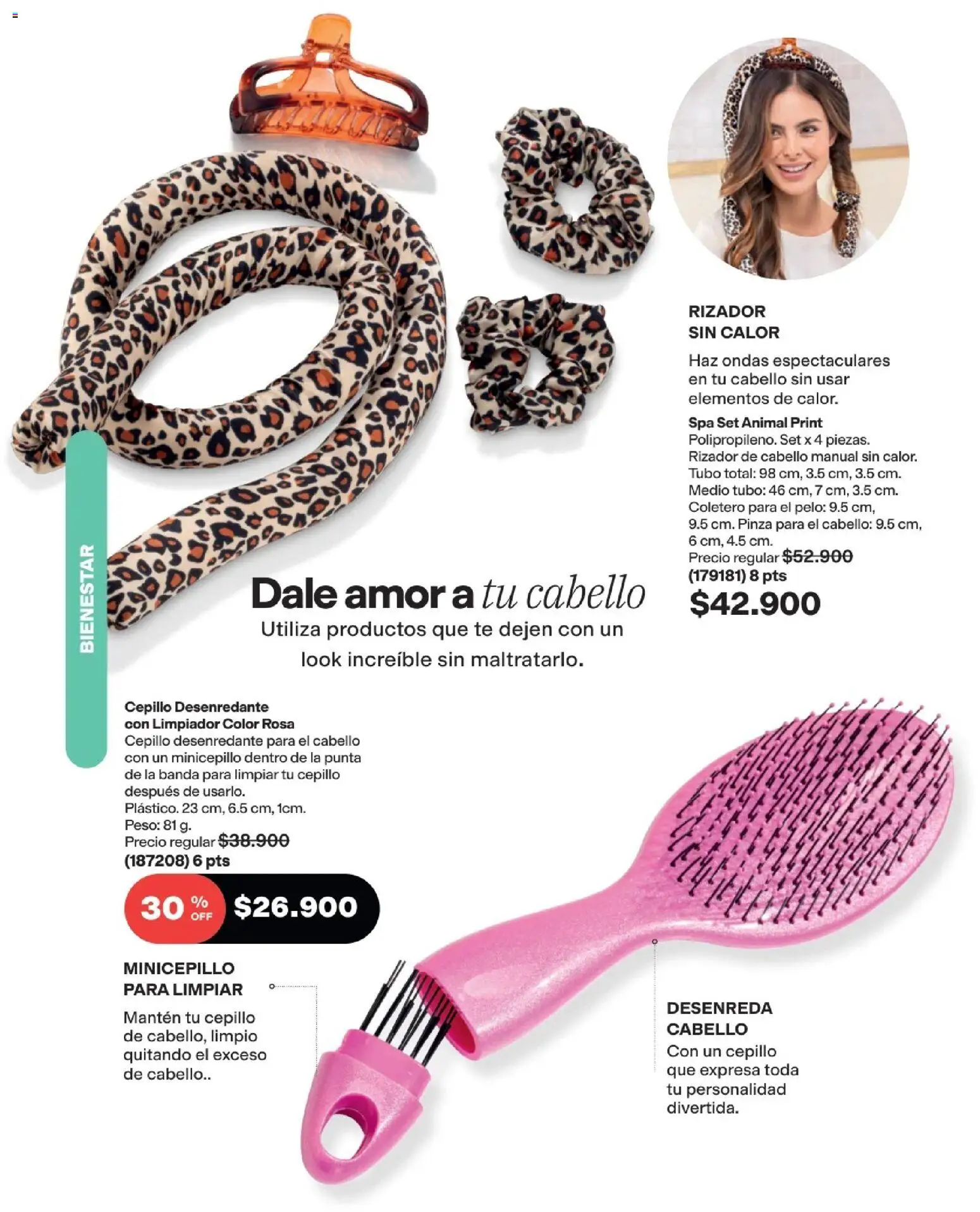 Avon revista - valida desde el 29/07/2026 | Página: 168 | Productos: Té, Pinza, Rizador de cabello, Limpiador