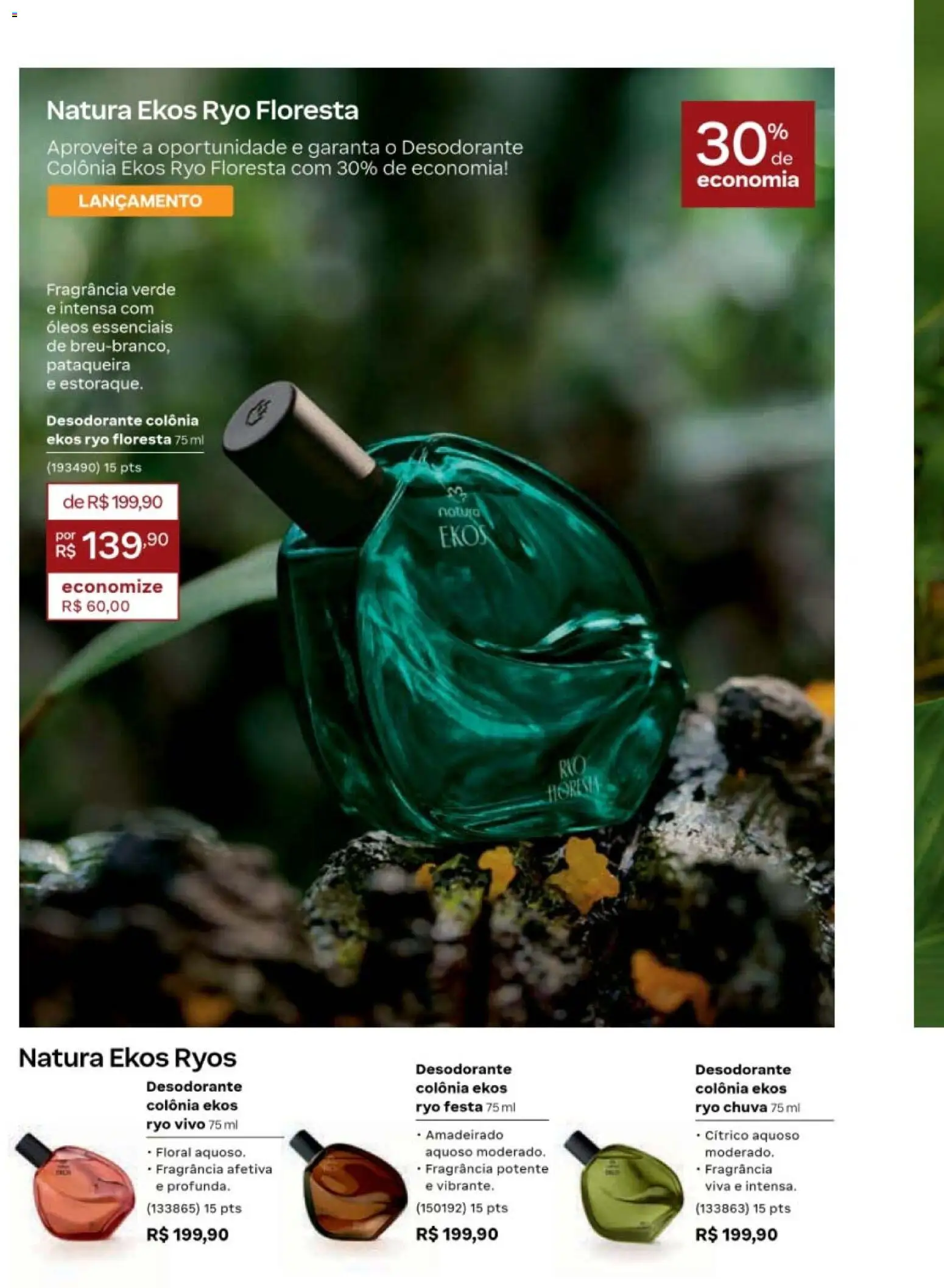 Natura Folheto - válido de 19/07/2026 | Página: 18 | Produtos: Fragrância, Desodorante
