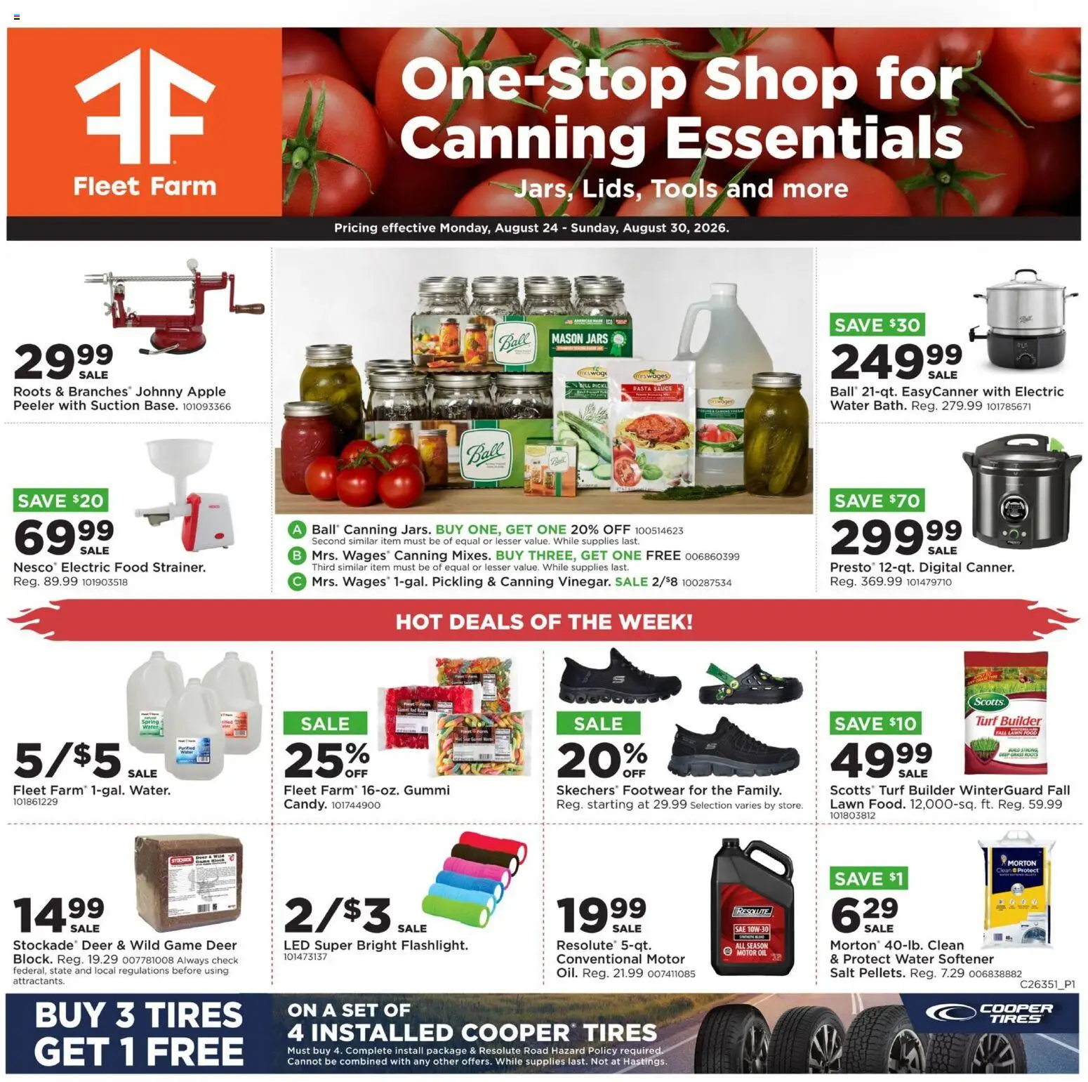 Mills Fleet Farm Weekly Ad - valid from 08/24/2026 | Page: 1