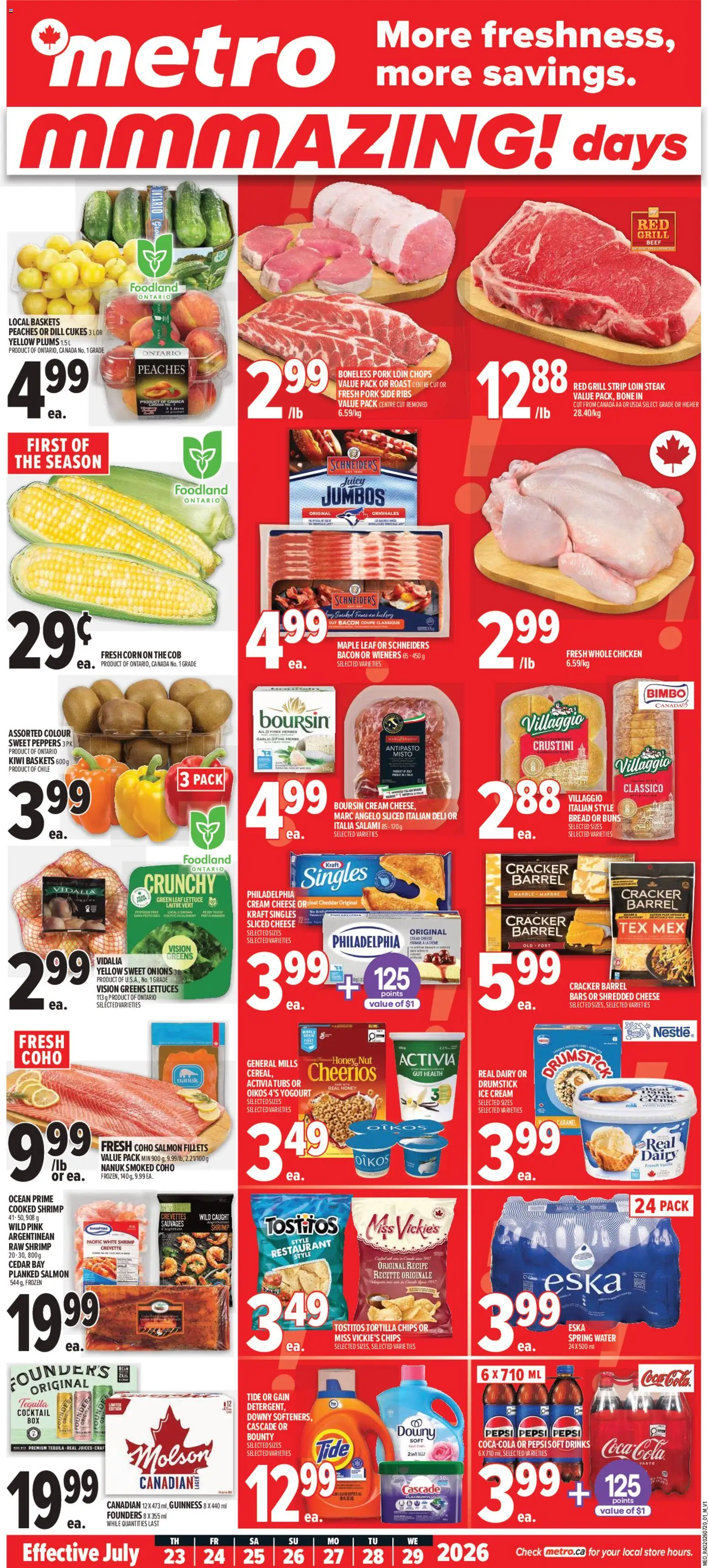 Metro flyer valid from Jul 23, 2026 | Page: 1
