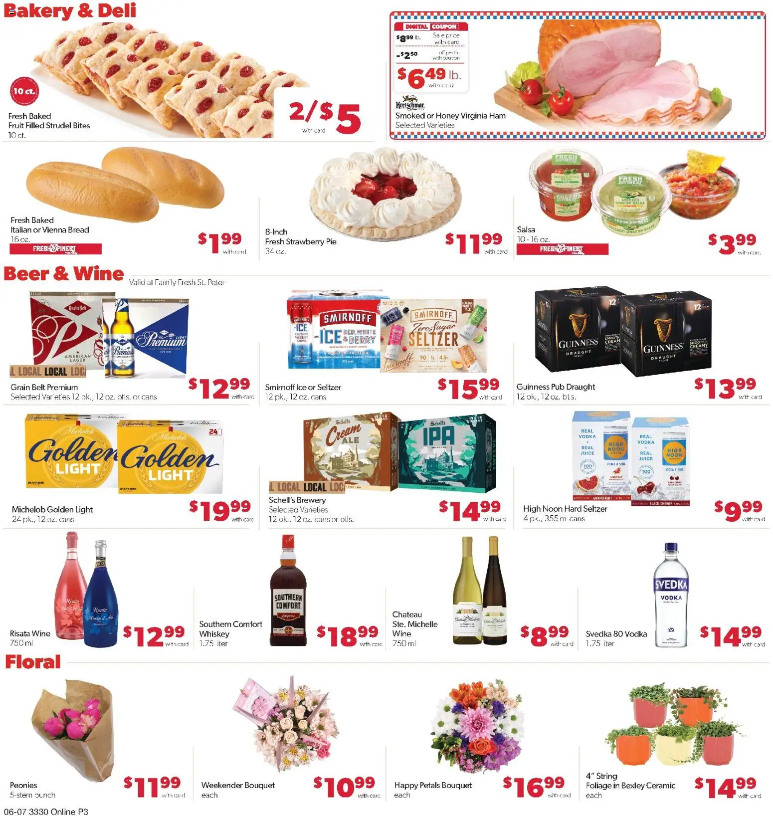 Family Fare Weekly Ad - MN - valid from 07.06.2026 | Page: 7 | Products: Bread, Cream, Avocado, Belt