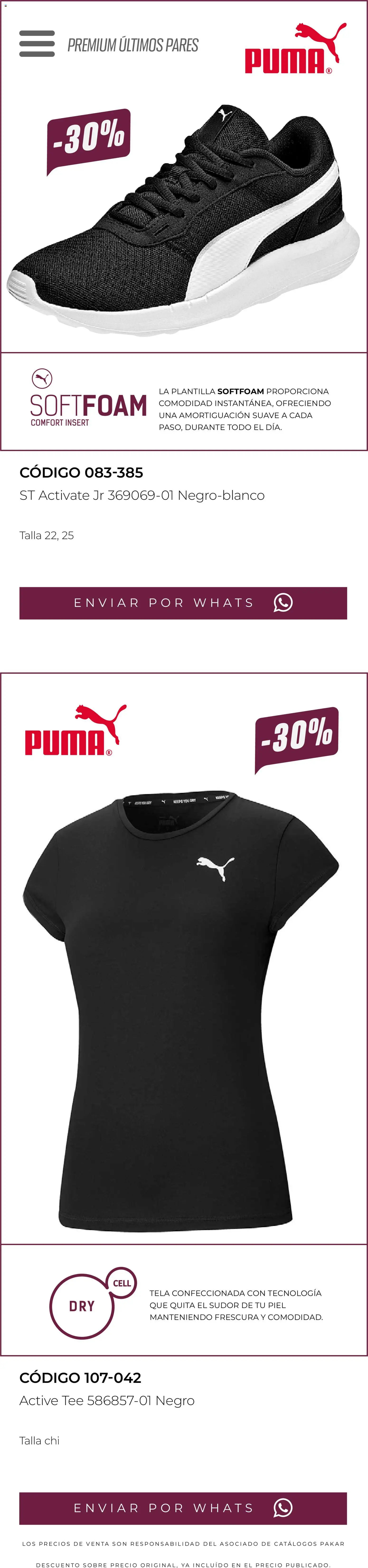 Nuevas ofertas de SC Pakar válidas en toda la República Mexicana desde el 13.03.2026. ¡Encuentra las mejores ofertas en SC Pakar catálogo Últimos pares premium ! | Página: 43