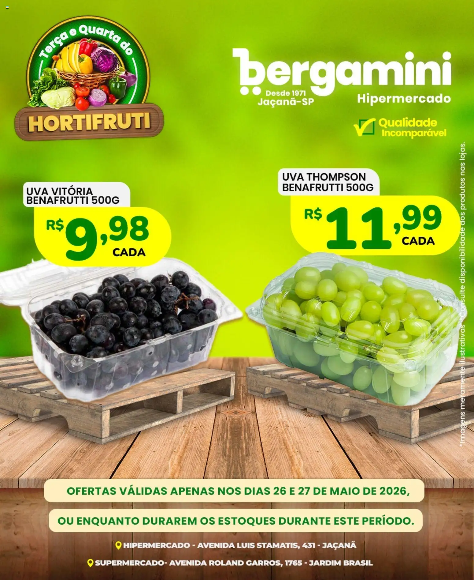 Supermercado Bergamini Folheto - válido de 26.05.2026 | Página: 12 | Produtos: Maiô