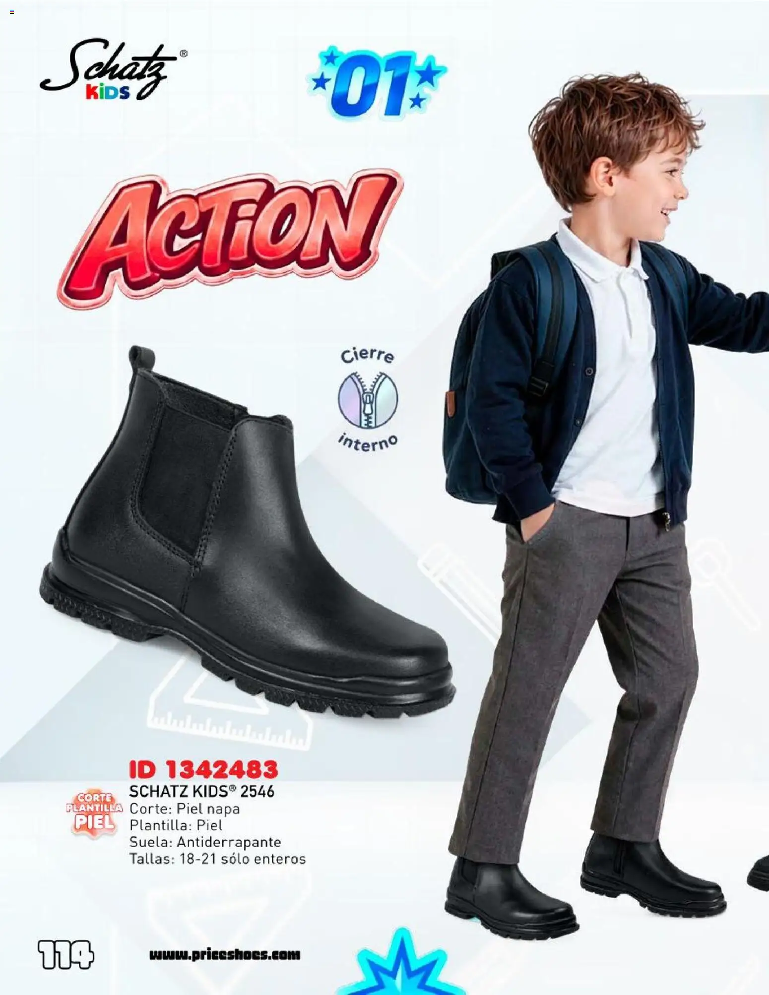 Nuevas ofertas de Price Shoes válidas en toda la República Mexicana desde el 12.06.2026. ¡Encuentra las mejores ofertas en Price Shoes catálogo Escolar! | Página: 114