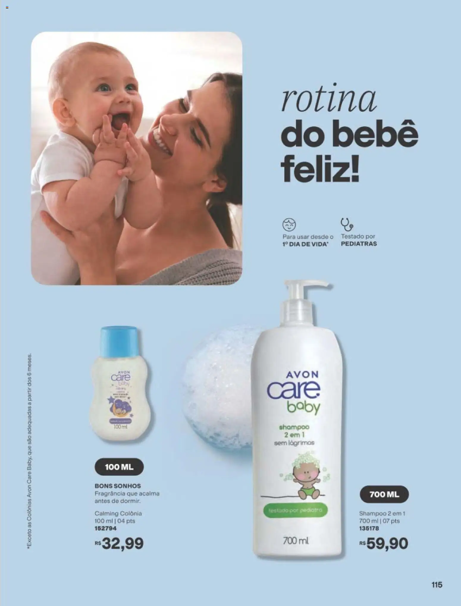 Avon Folheto - válido de 19/07/2026 | Página: 115 | Produtos: Shampoo, Fragrância