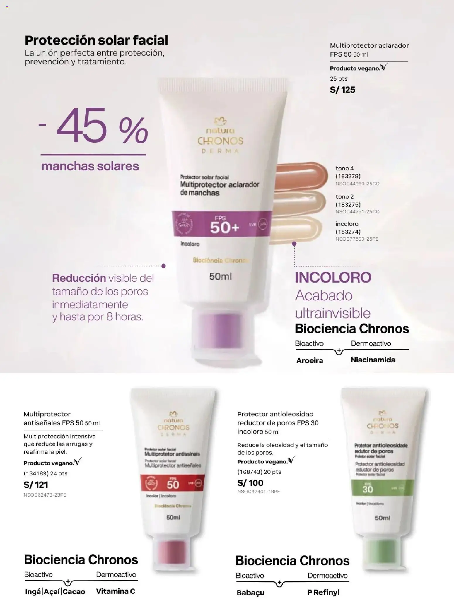 Catálogo Natura válido desde 24.05.2026 | Página: 96 | Productos: Protector solar