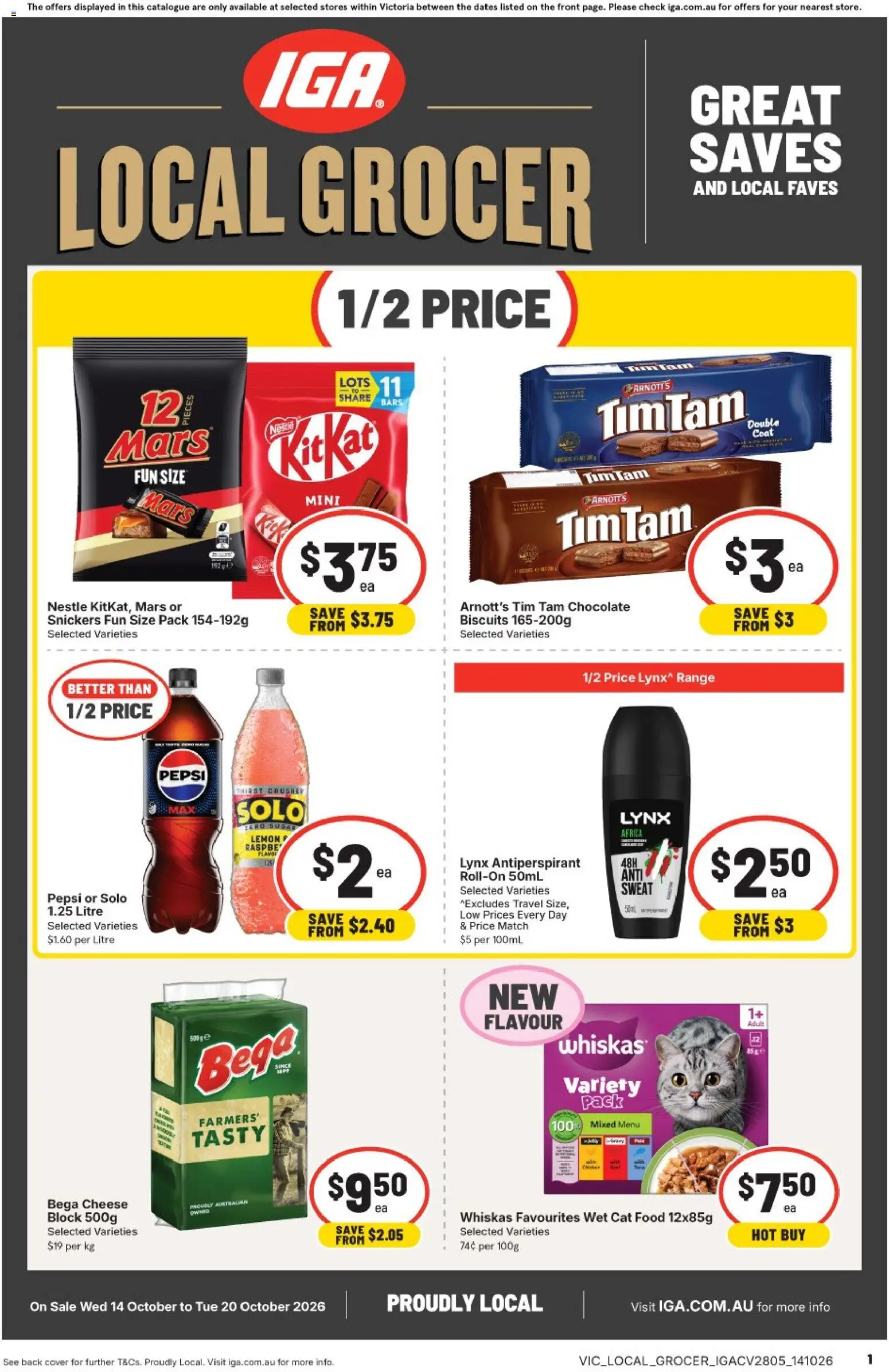 IGA catalogue - valid from 14/10/2026 | Page: 1