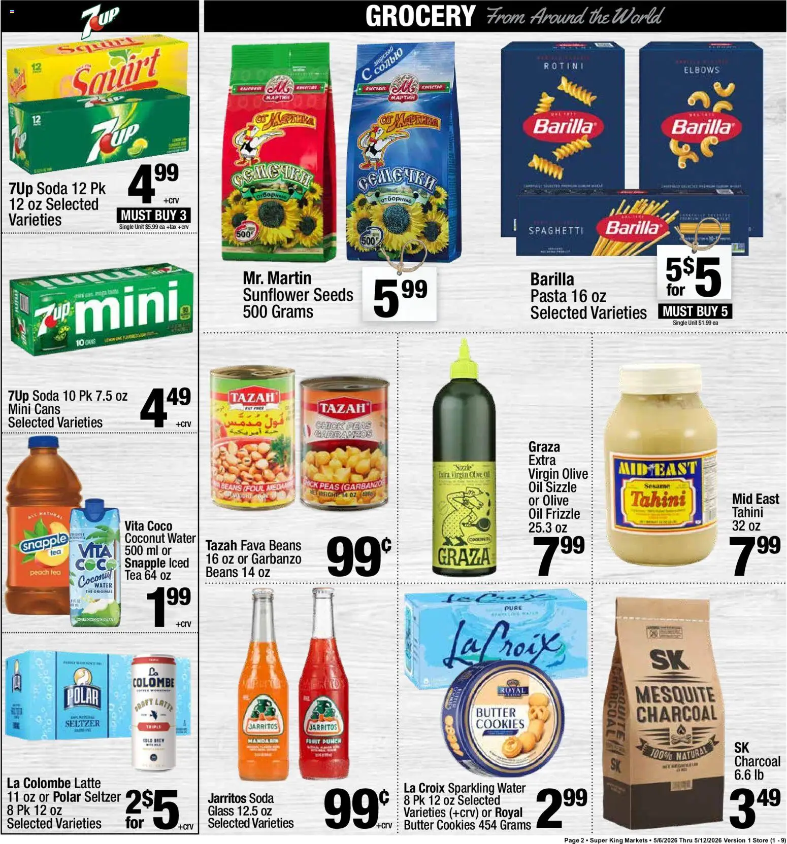 Super King Weekly Ad - valid from 06.05.2026 | Page: 2 | Products: Butter, Oil, Cookies, Peach