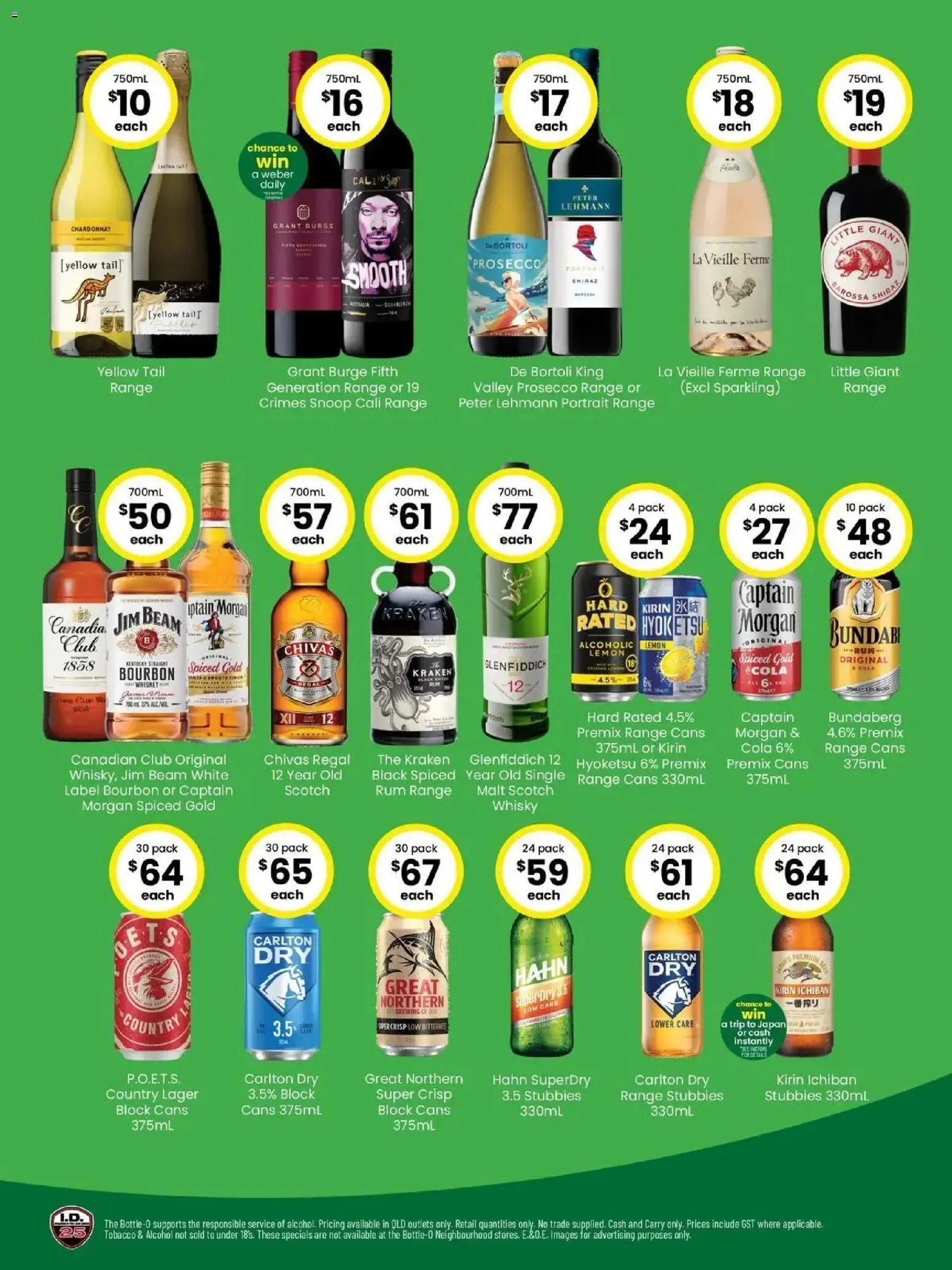 The Bottle-O catalogue - valid from 08.06.2026 | Page: 2 | Products: Whiskey, Rum, Lemon, Scotch