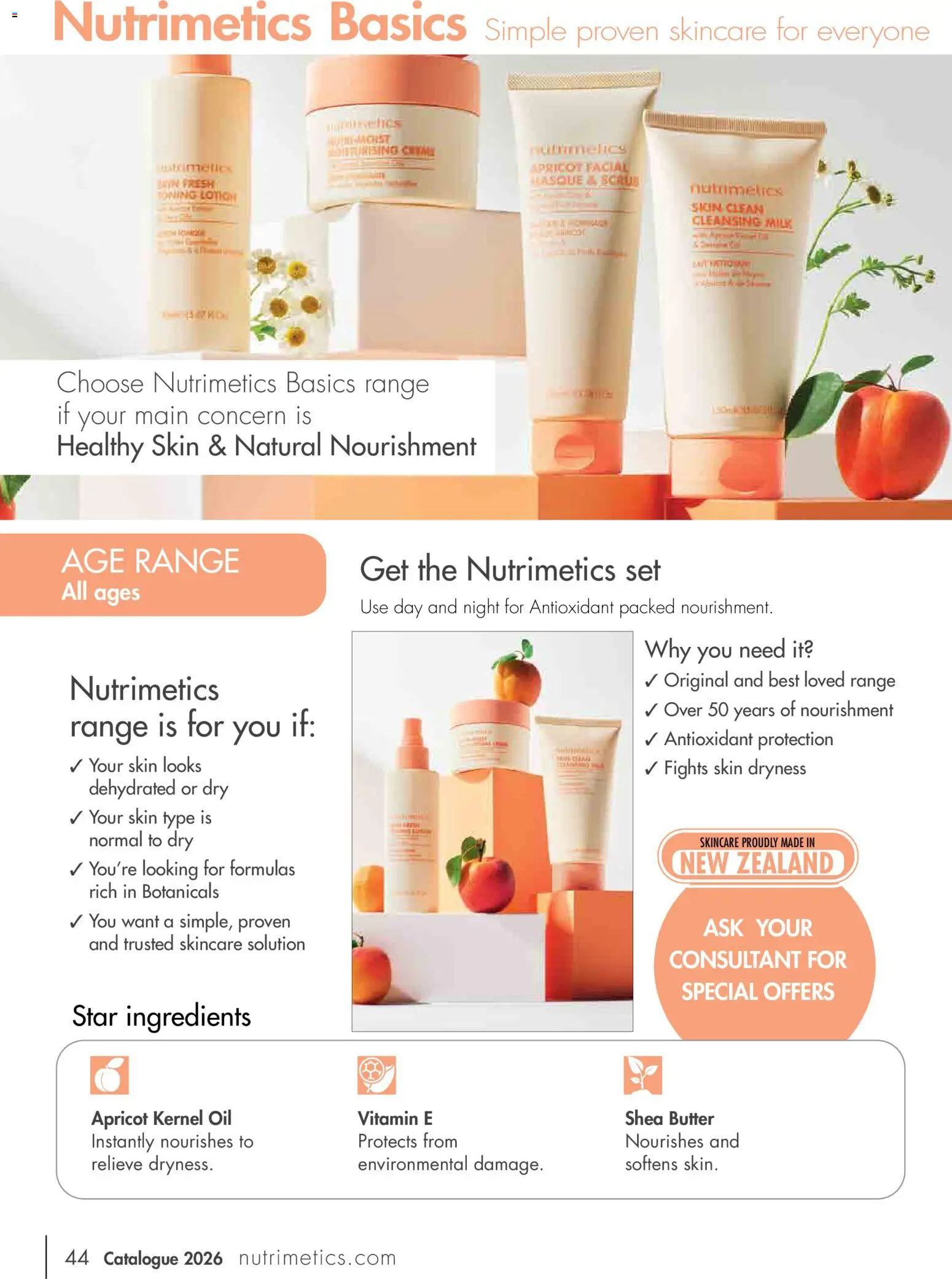 Nutrimetics catalogue - valid from 01/01/2026 | Page: 44 | Products: Milk, Butter, Dryness, Shea butter