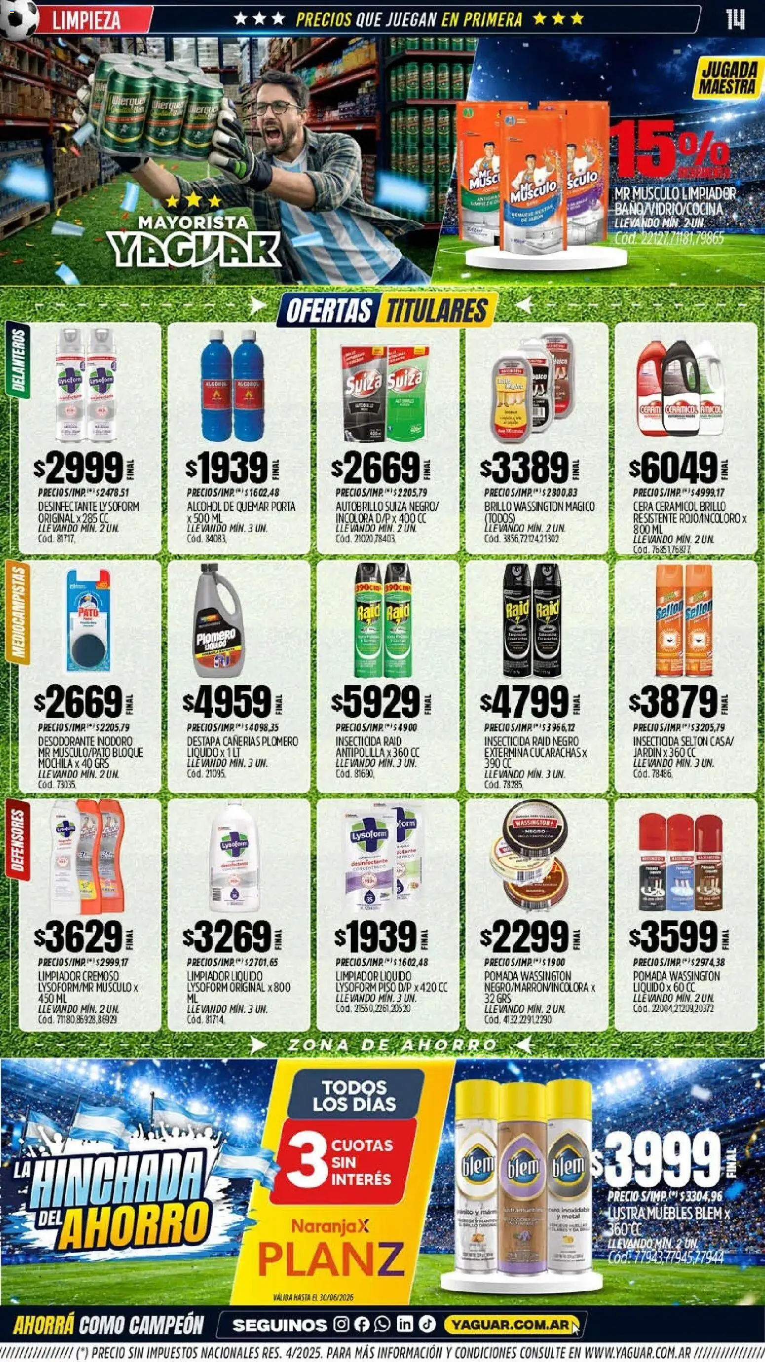 Yaguar - Oferta Semanal Mar del Plata │ válido desde el 22/06/2026 | Página: 13
