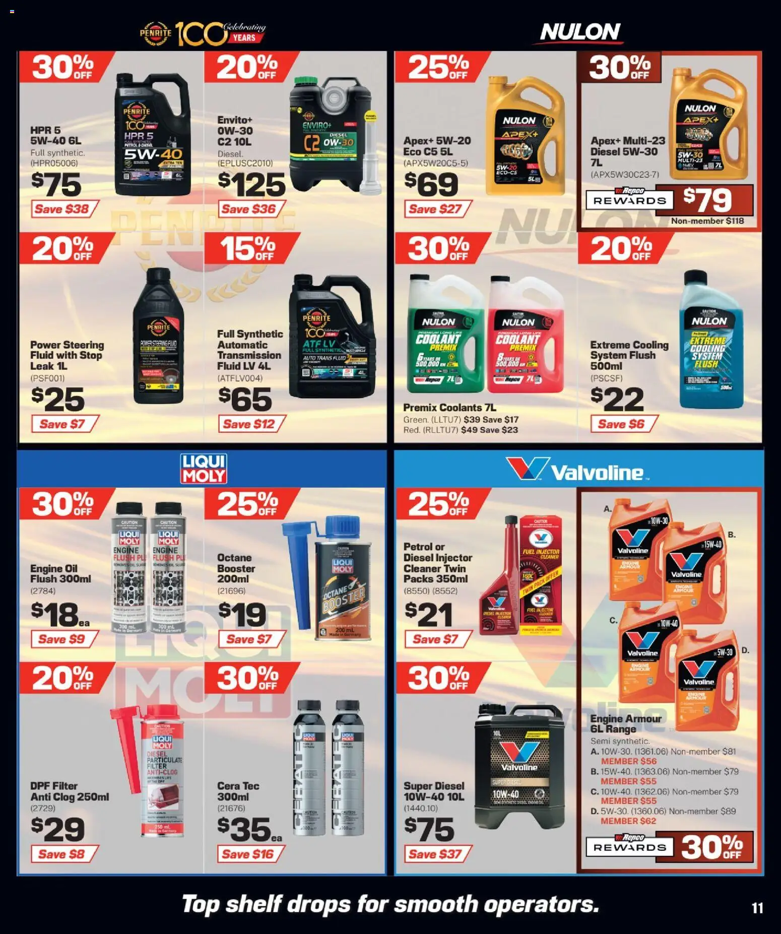 Repco catalogue - valid from 05/08/2026 | Page: 11 | Products: Shelf, Cleaner, Oil