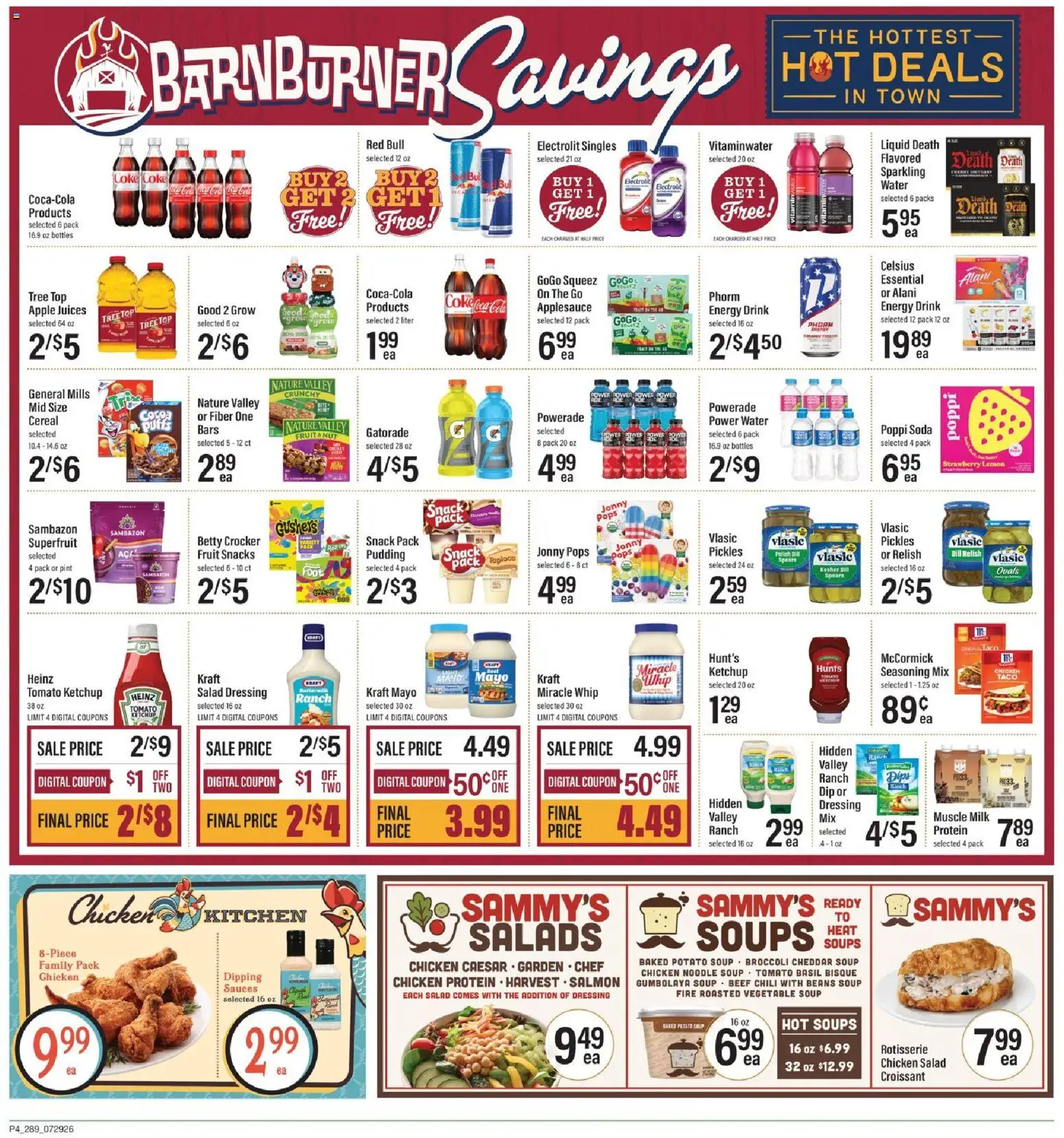 Lowes Foods Weekly Ad - GA - valid from 07/29/2026 | Page: 4 | Products: Salad, Water, Lemon, Dill