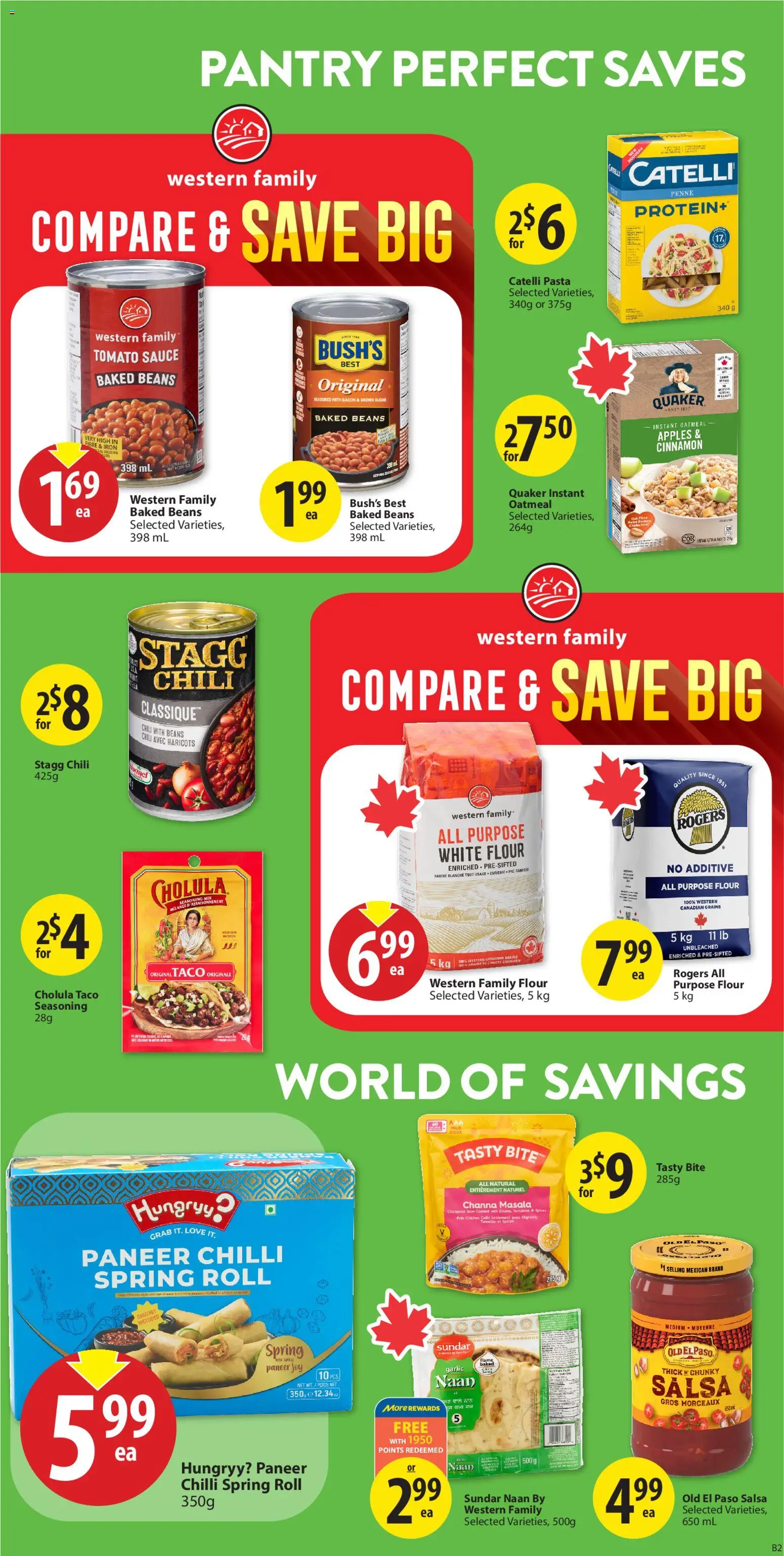 Save on foods flyer valid from 07.05.2026 | Page: 20 | Products: Pasta, Iron, Apples, Tomatoes