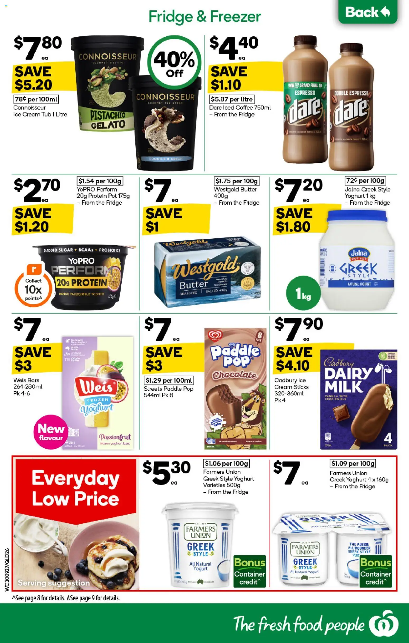 Woolworths catalogue - valid from 30/09/2026 | Page: 22 | Products: Chocolate, Ice cream, Mango, Fridge