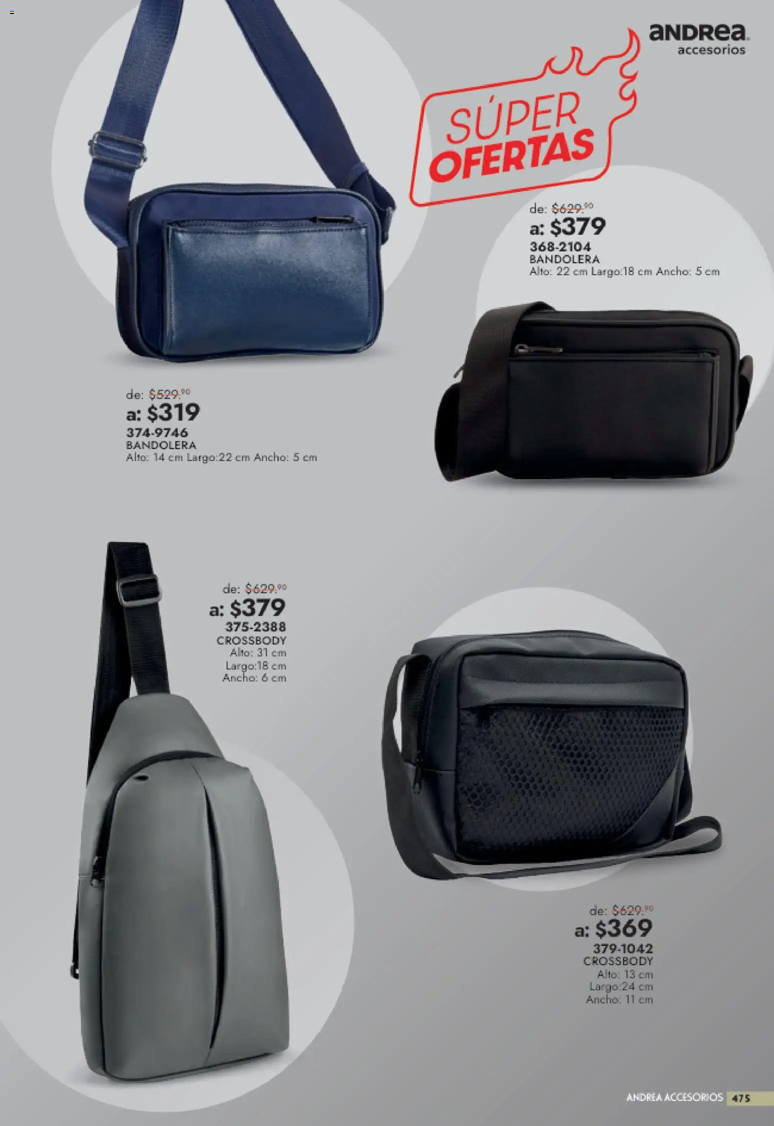 Nuevas ofertas de Andrea válidas en toda la República Mexicana desde el 26/07/2026. ¡Encuentra las mejores ofertas en Andrea catálogo Outlet! | Página: 475