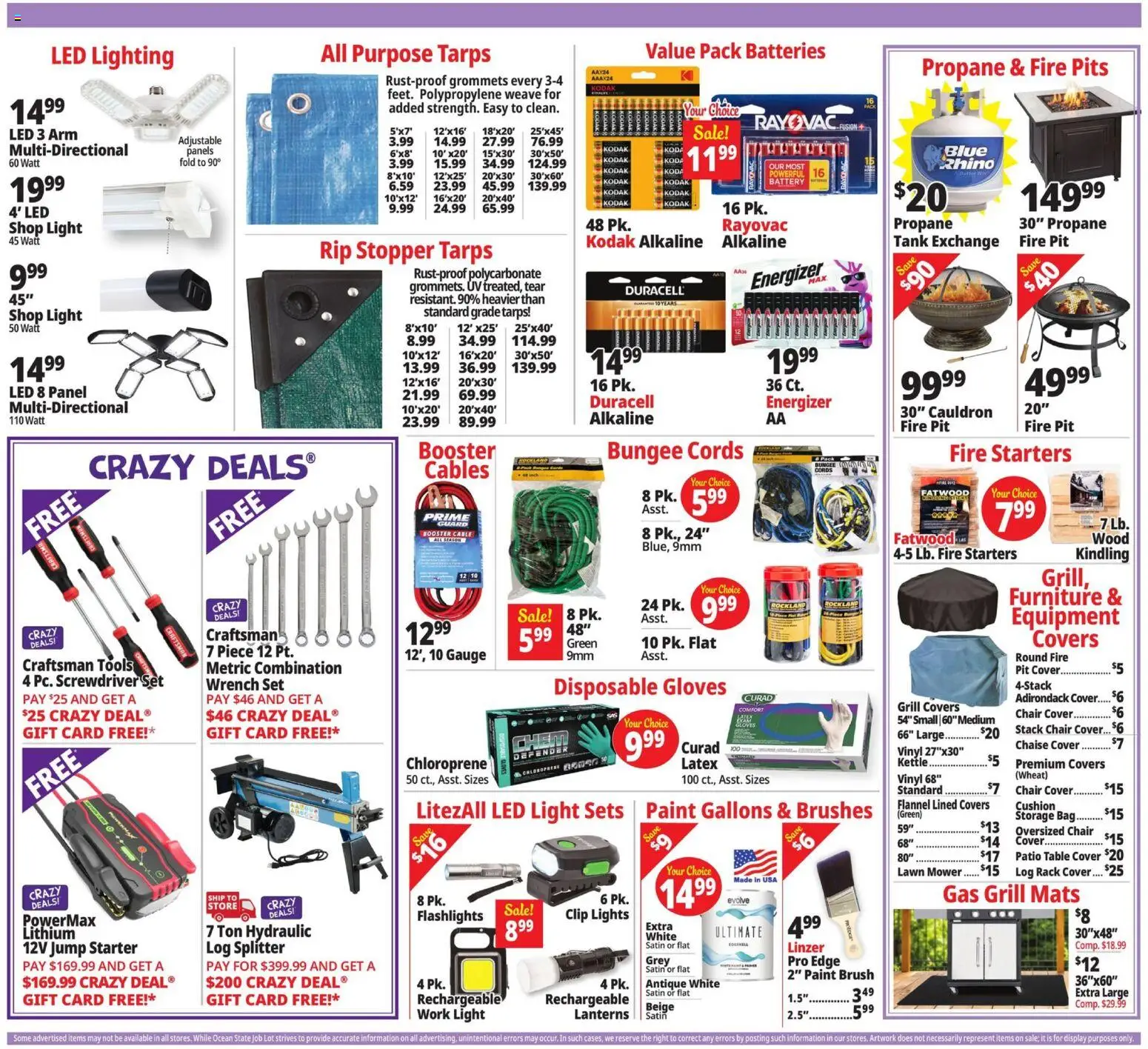 Ocean State Job Lot Weekly Ad - valid from 05.03.2026 | Page: 5 | Products: Table, Chair, Brush, Cushion