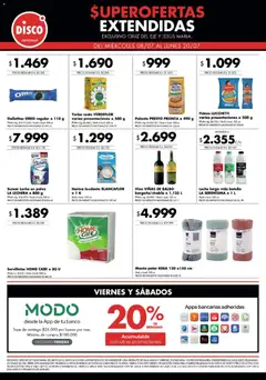 Vista previa Disco - Superofertas extendidas - Cruz del Eje y Jesus Maria válido desde el 08/07/2026