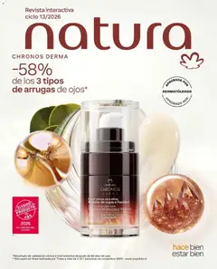Natura catálogo válido desde el 31.08.2026
