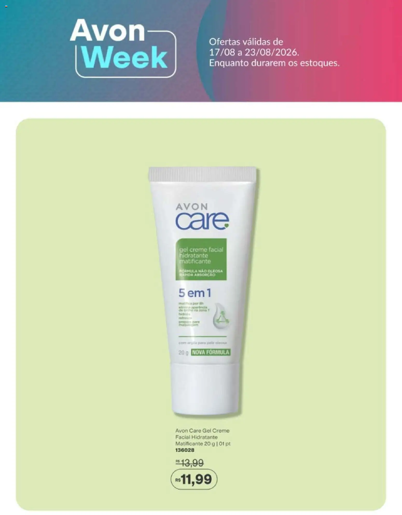 Avon Folheto - válido de 01/09/2026 | Página: 186 | Produtos: Creme facial, Creme