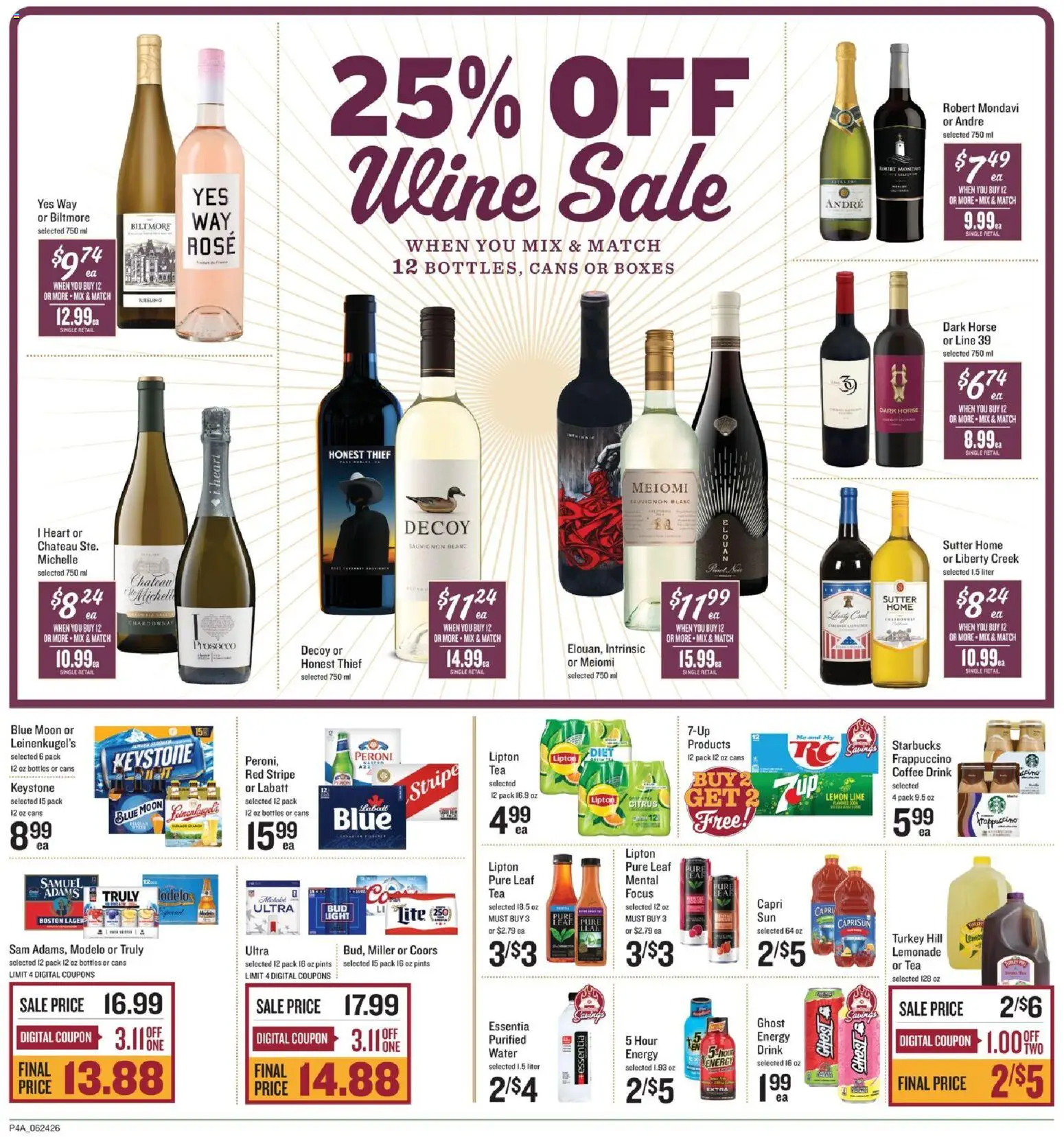 Lowes Foods Weekly Ad - valid from 06/24/2026 | Page: 5 | Products: Coffee, Tea, Lemon, Lime