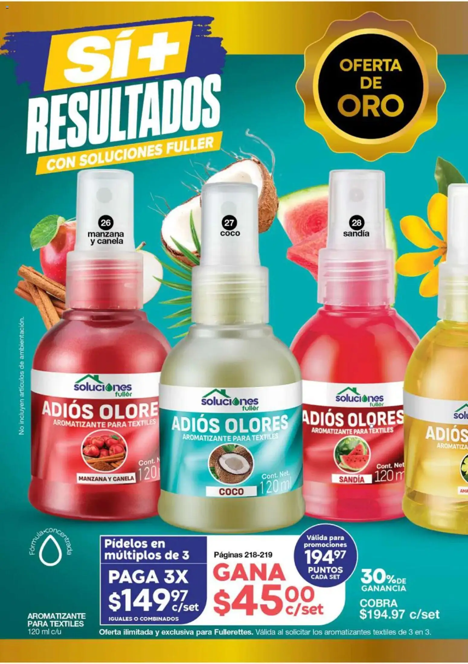 Nuevas ofertas de Fuller válidas en toda la República Mexicana desde el 19/08/2026. ¡Encuentra las mejores ofertas en Fuller Gana Más 10 2026! | Página: 10 | Productos: Coco, Sandía, Manzana