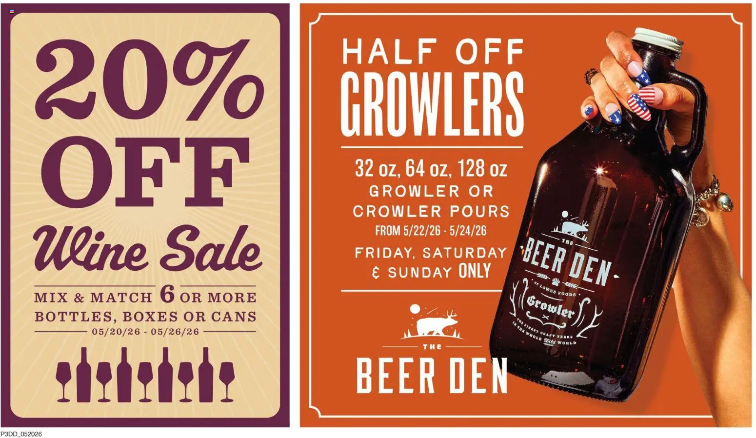 Lowes Foods Weekly Ad - valid from 20.05.2026 | Page: 3 | Products: Beer