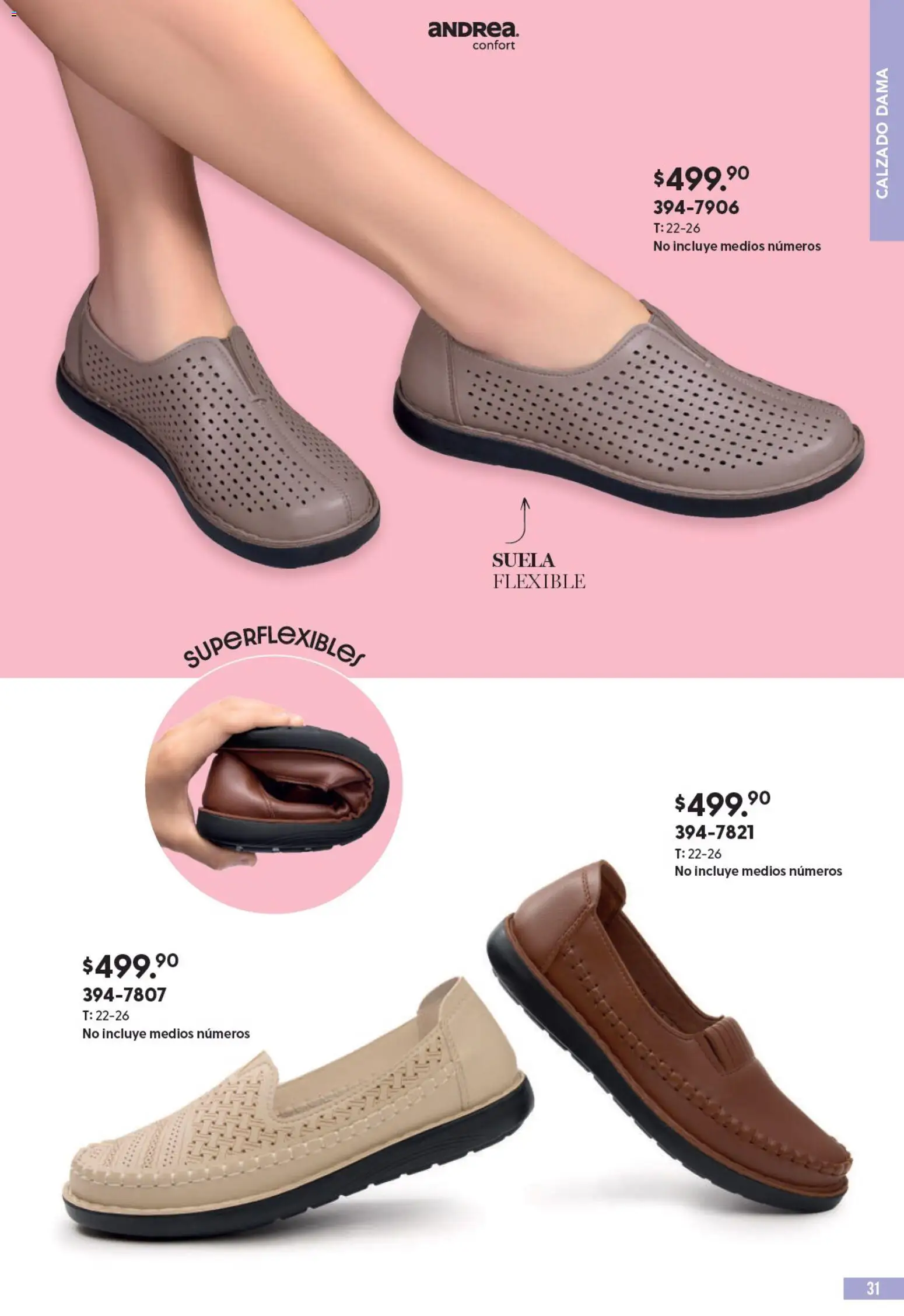 Nuevas ofertas de Andrea válidas en toda la República Mexicana desde el 05/07/2026. ¡Encuentra las mejores ofertas en Andrea catálogo Especial! | Página: 31 | Productos: Flexible
