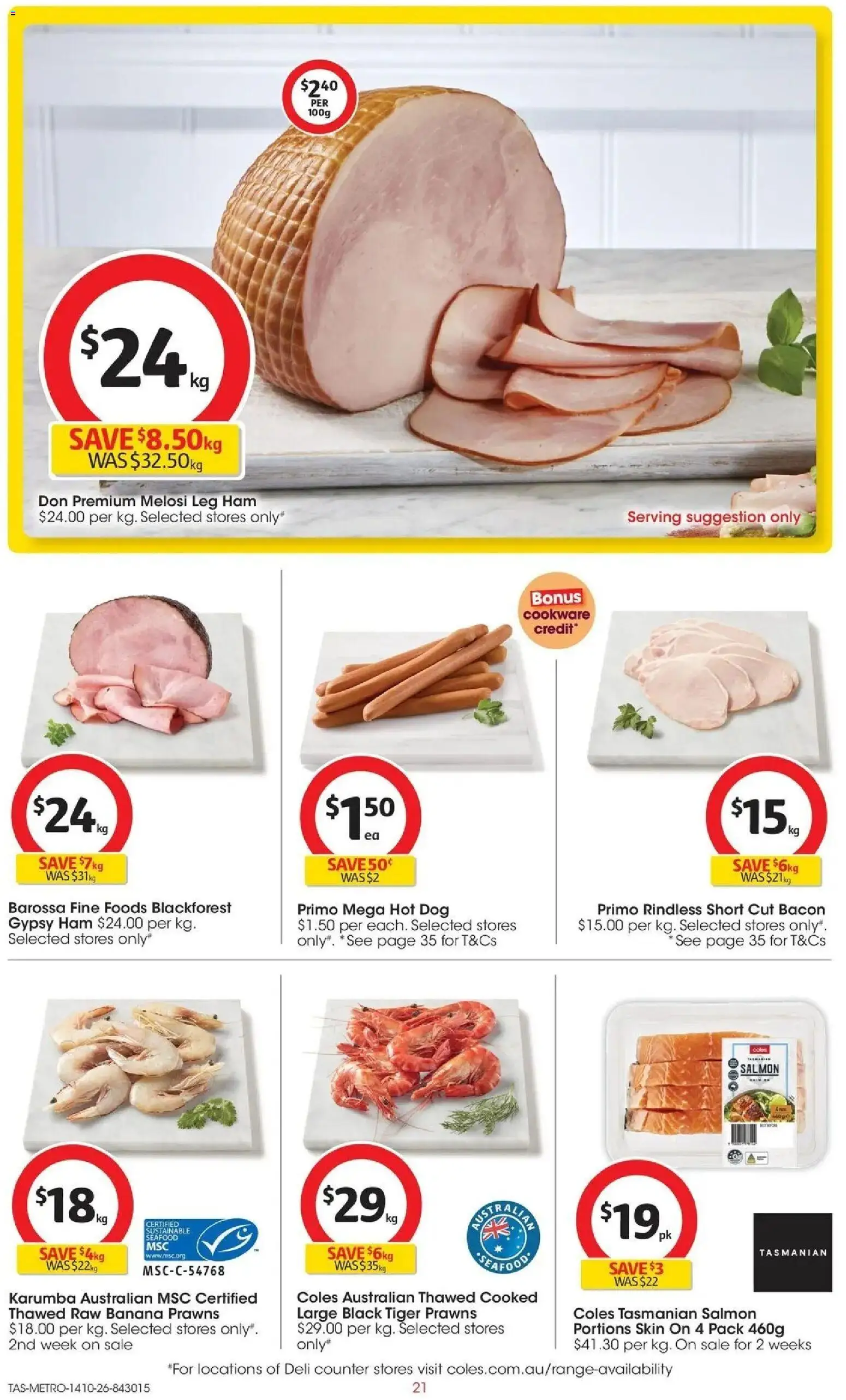 ﻿Coles catalogue valid from 14/10/2026 > Online Australia | Page: 21