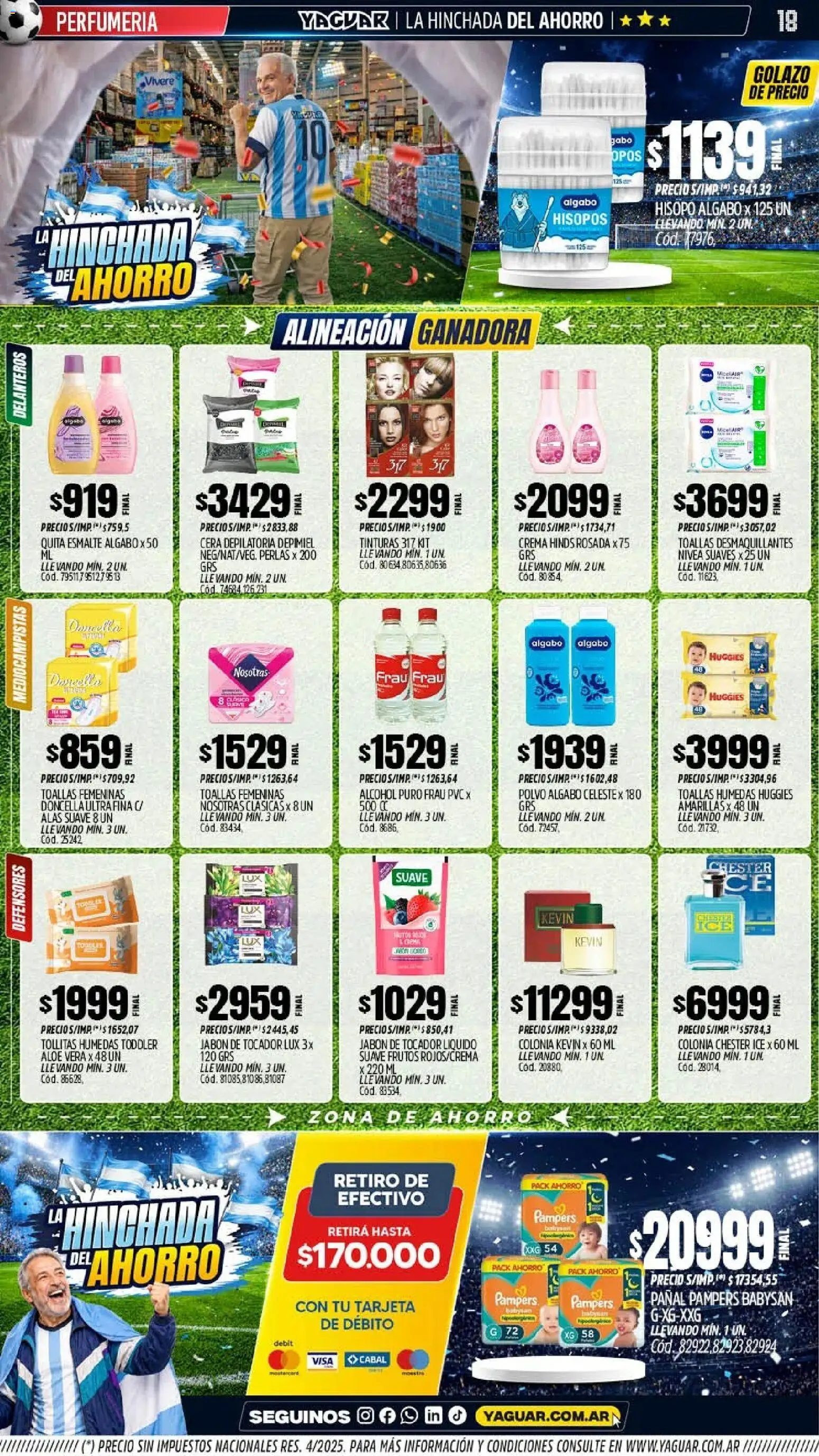 Yaguar - Oferta Semanal Córdoba │ válido desde el 08.06.2026 | Página: 18 | Productos: Polvo, Jabón, Cera, Crema