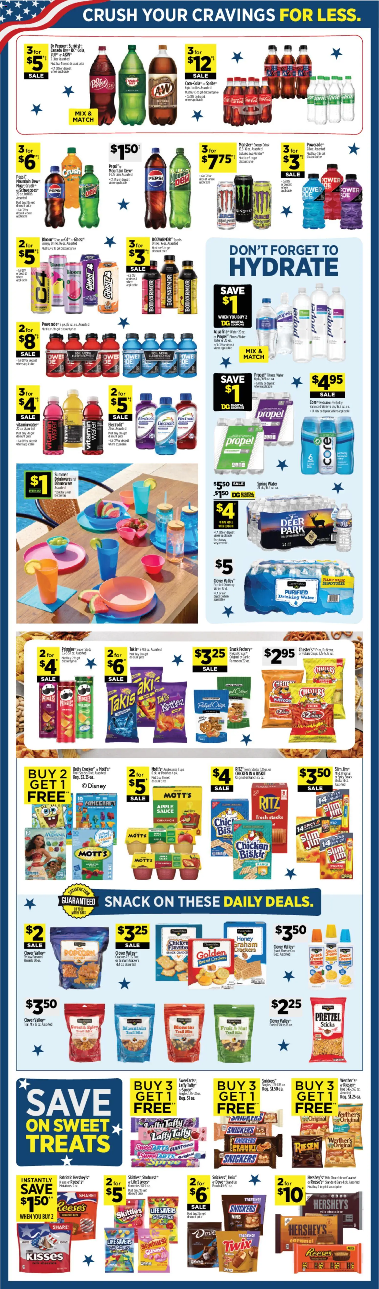 Dollar General Weekly Ad - valid from 06/28/2026 | Page: 6 | Products: Bed, Juice, Pepper, Bag