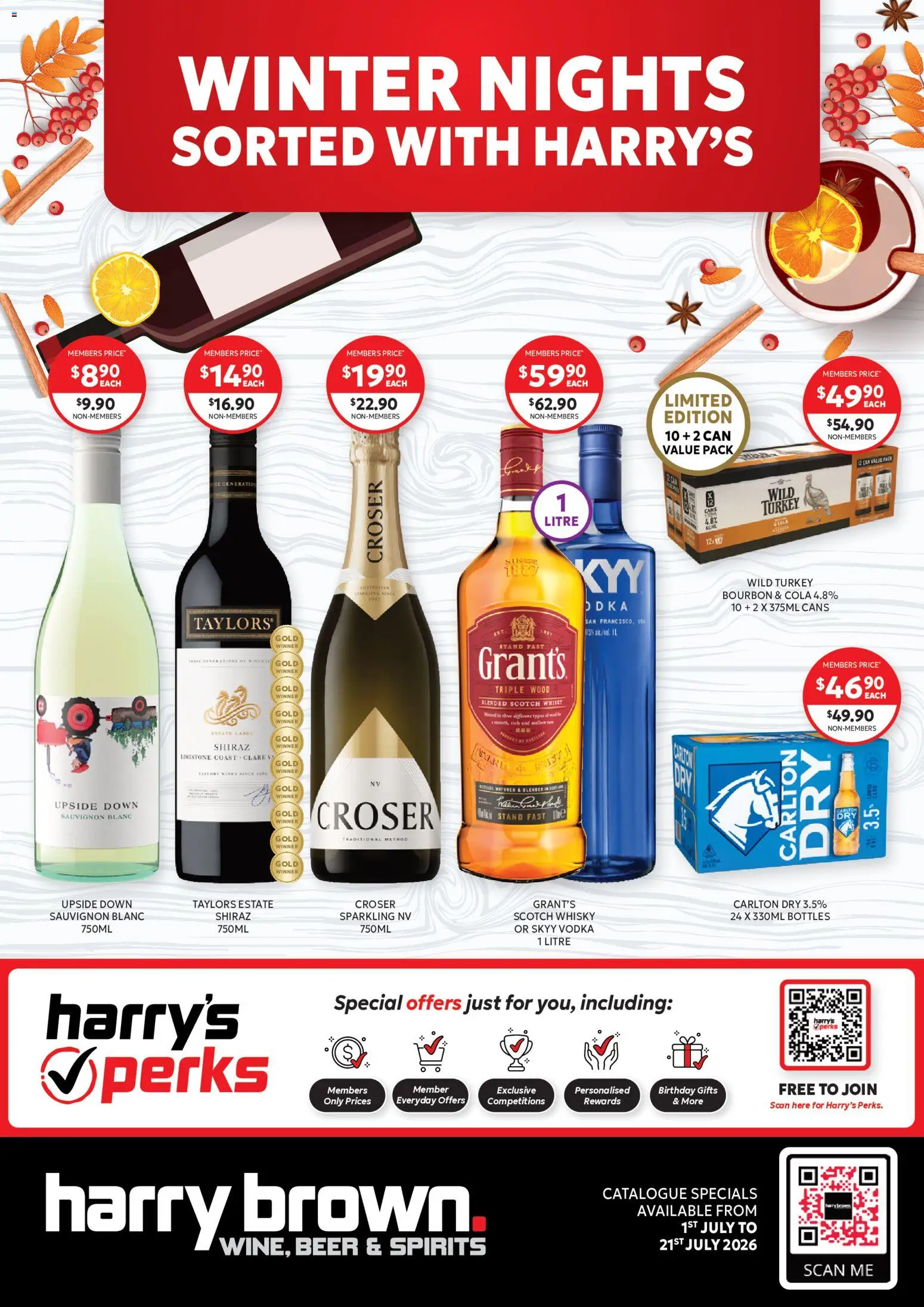 Harry Brown catalogue - valid from 01/07/2026 | Page: 1 | Products: Beer, Wood, Scotch, Turkey