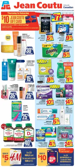 Preview of Jean Coutu weekly flyer from shop Jean Coutu valid from Aug 27, 2026