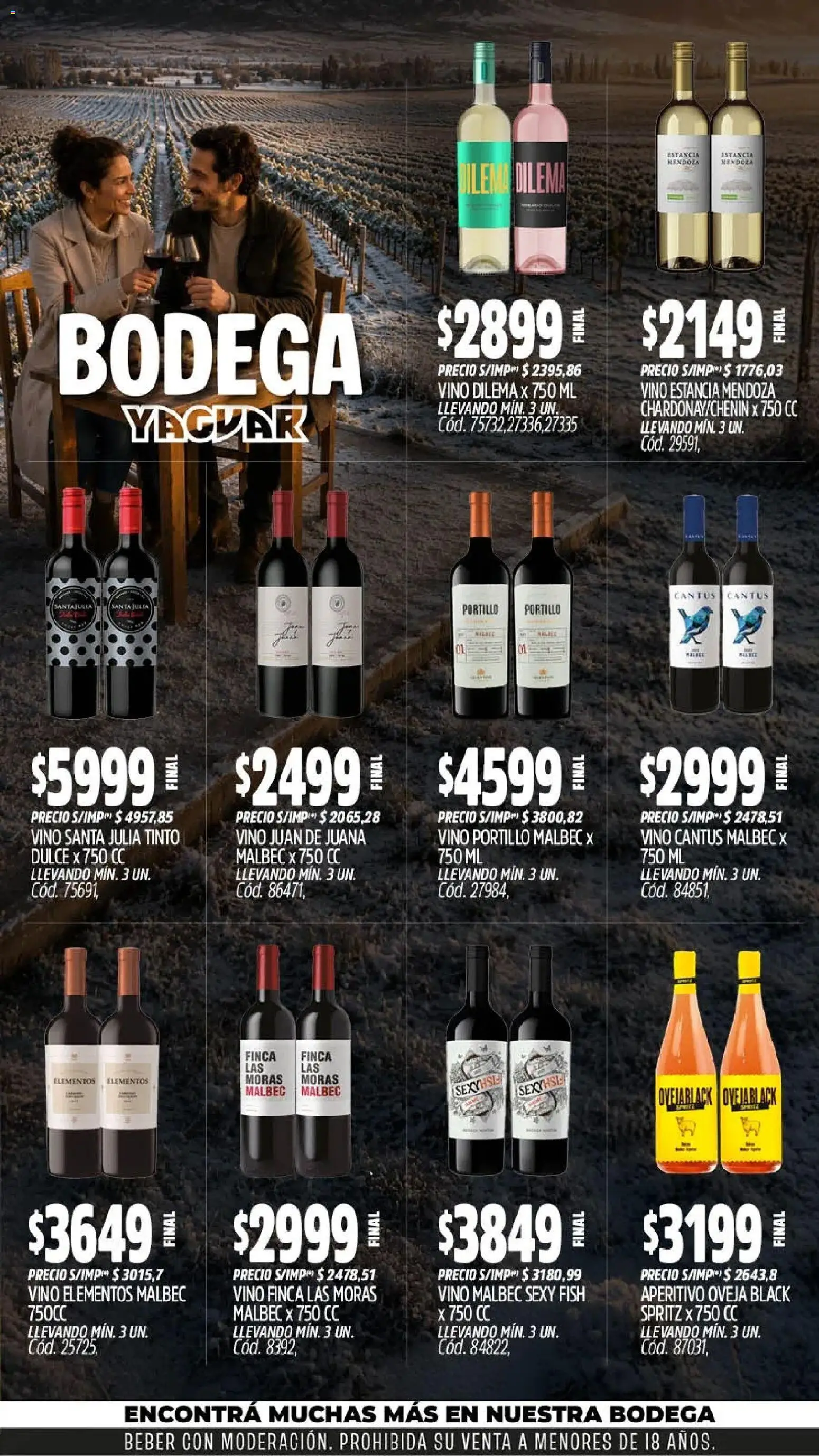 Yaguar - Oferta Semanal Santa Fé │ válido desde el 20/07/2026 | Página: 4 | Productos: Vino