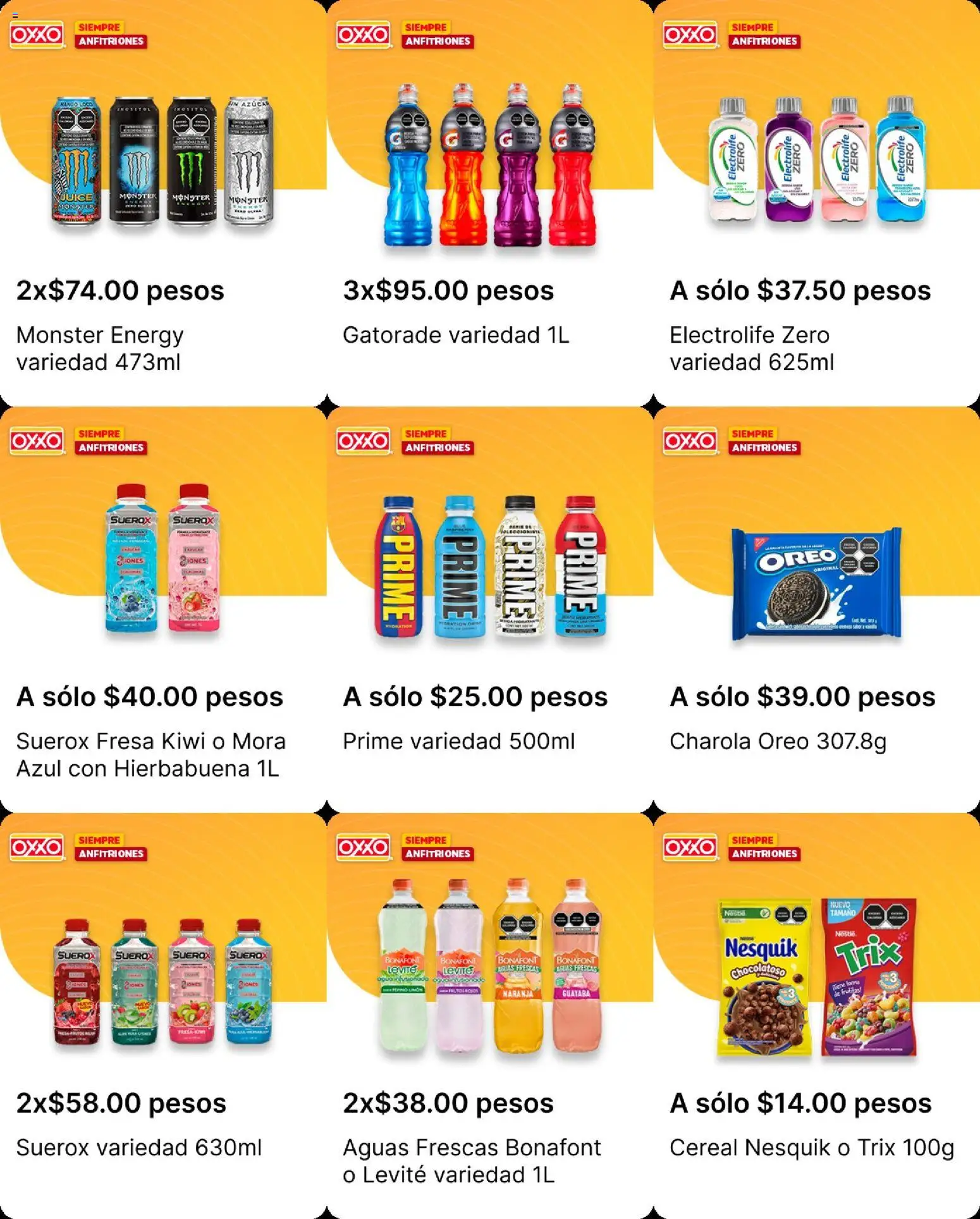 Nuevas ofertas de OXXO válidas en toda la República Mexicana desde el 30/07/2026. ¡Encuentra las mejores ofertas en OXXO folleto! | Página: 3 | Productos: Cebolla, Snickers, Mango, Arroz