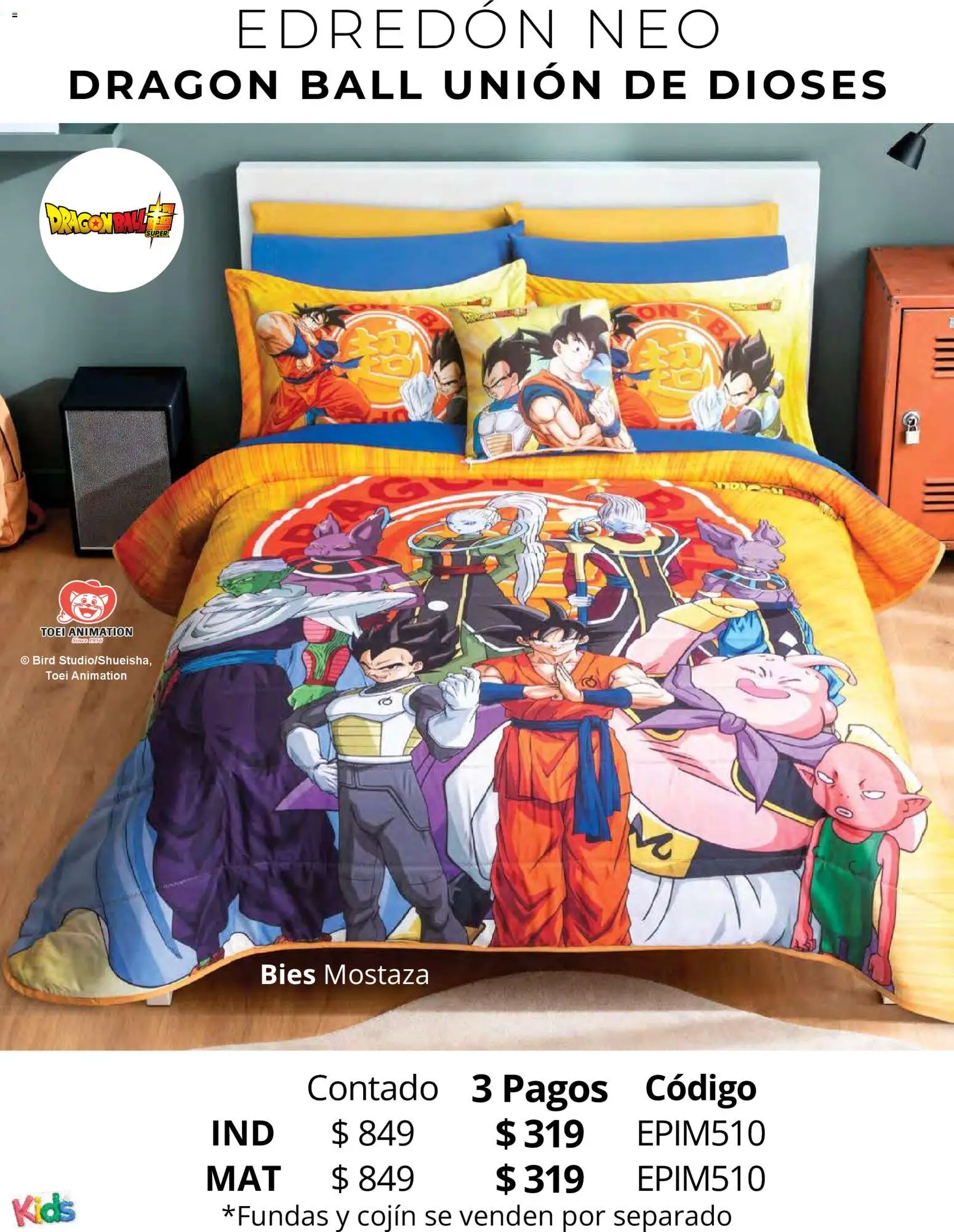 Nuevas ofertas de Colchas Concord válidas en toda la República Mexicana desde el 01.05.2026. ¡Encuentra las mejores ofertas en Colchas Concord catálogo Kids! | Página: 42 | Productos: Mostaza