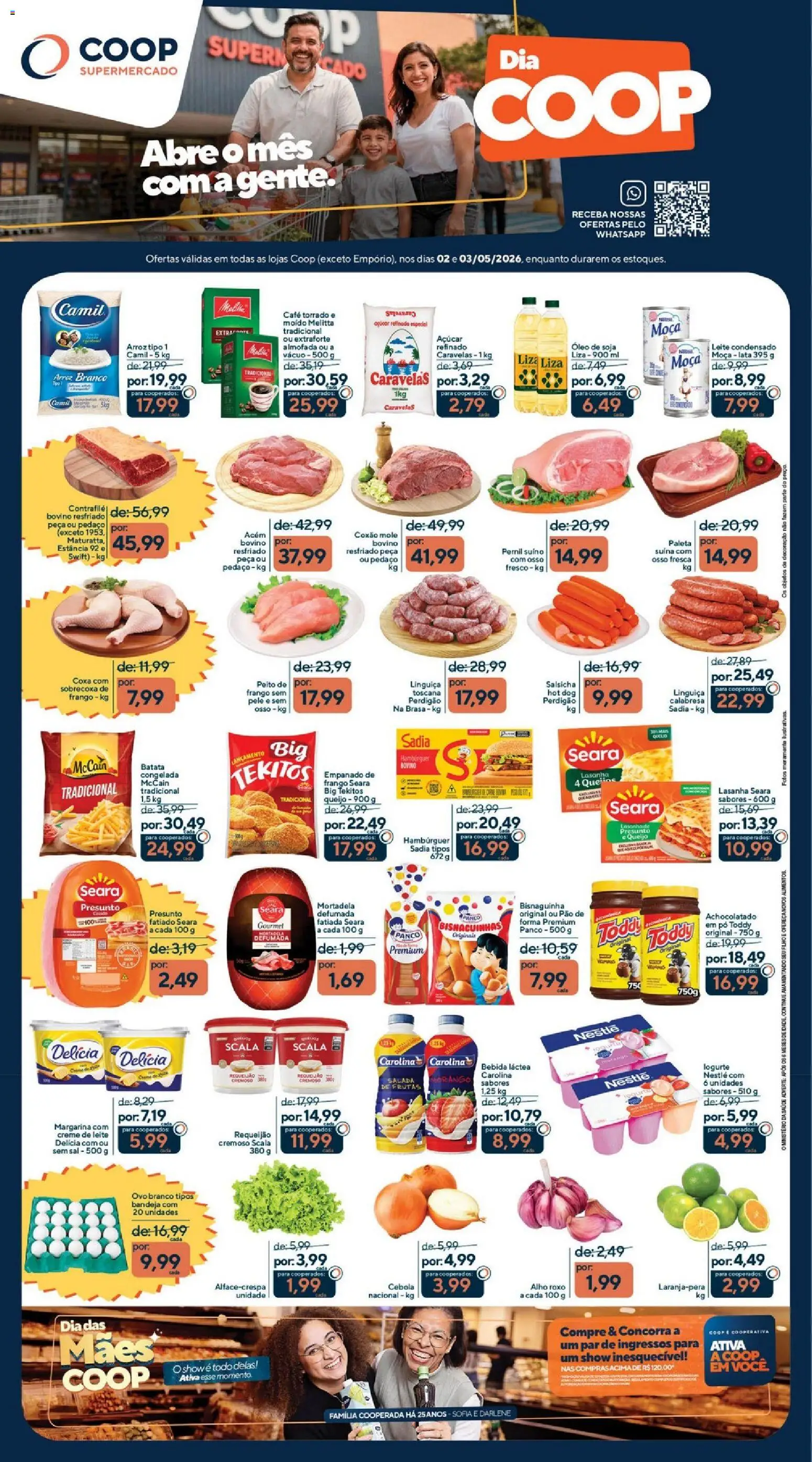 Coop Folheto - válido de 02.05.2026 | Página: 1 | Produtos: Pó, Achocolatado, Pão, Bebida