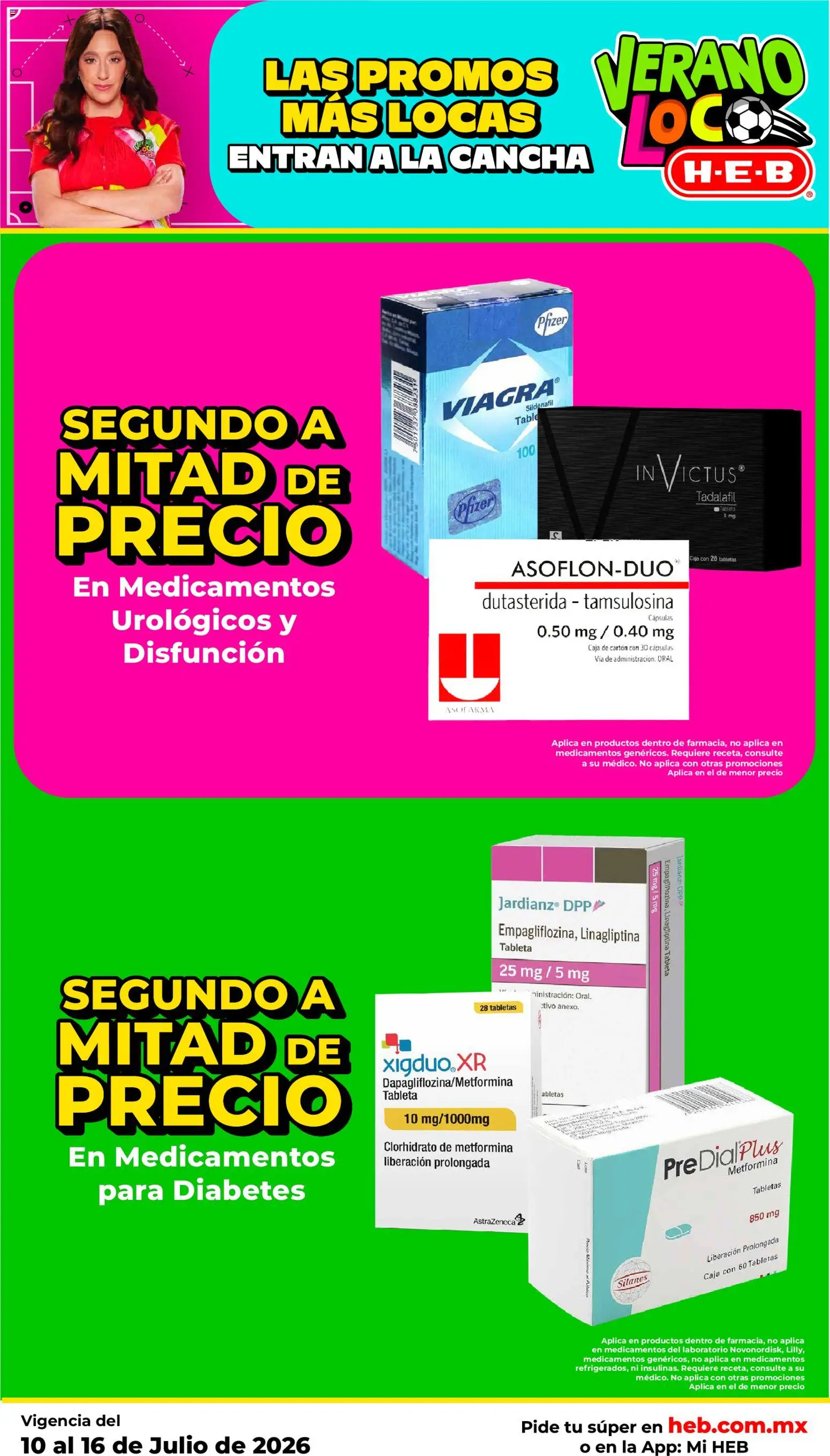 Nuevas ofertas de H-E-B válidas en toda la República Mexicana desde el 10/07/2026. ¡Encuentra las mejores ofertas en H-E-B folleto! | Página: 9 | Productos: Caja, Tableta