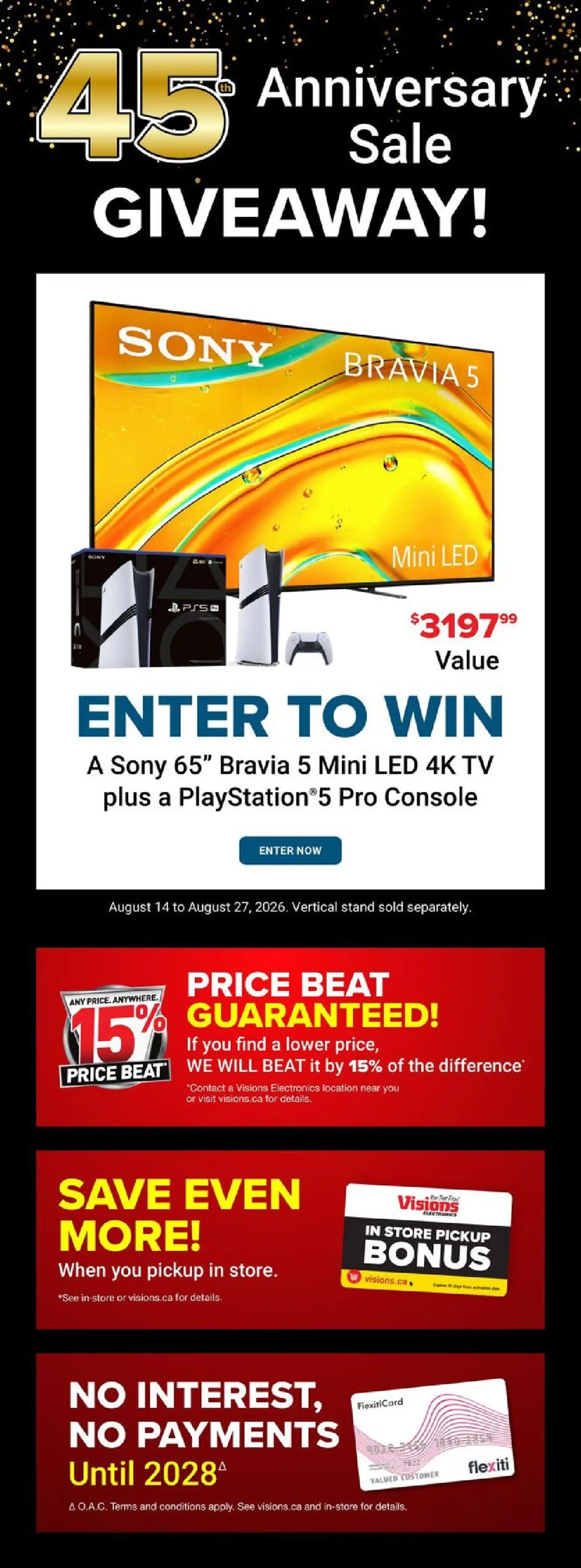 Visions flyer valid from Aug 21, 2026 | Page: 2 | Products: Tv